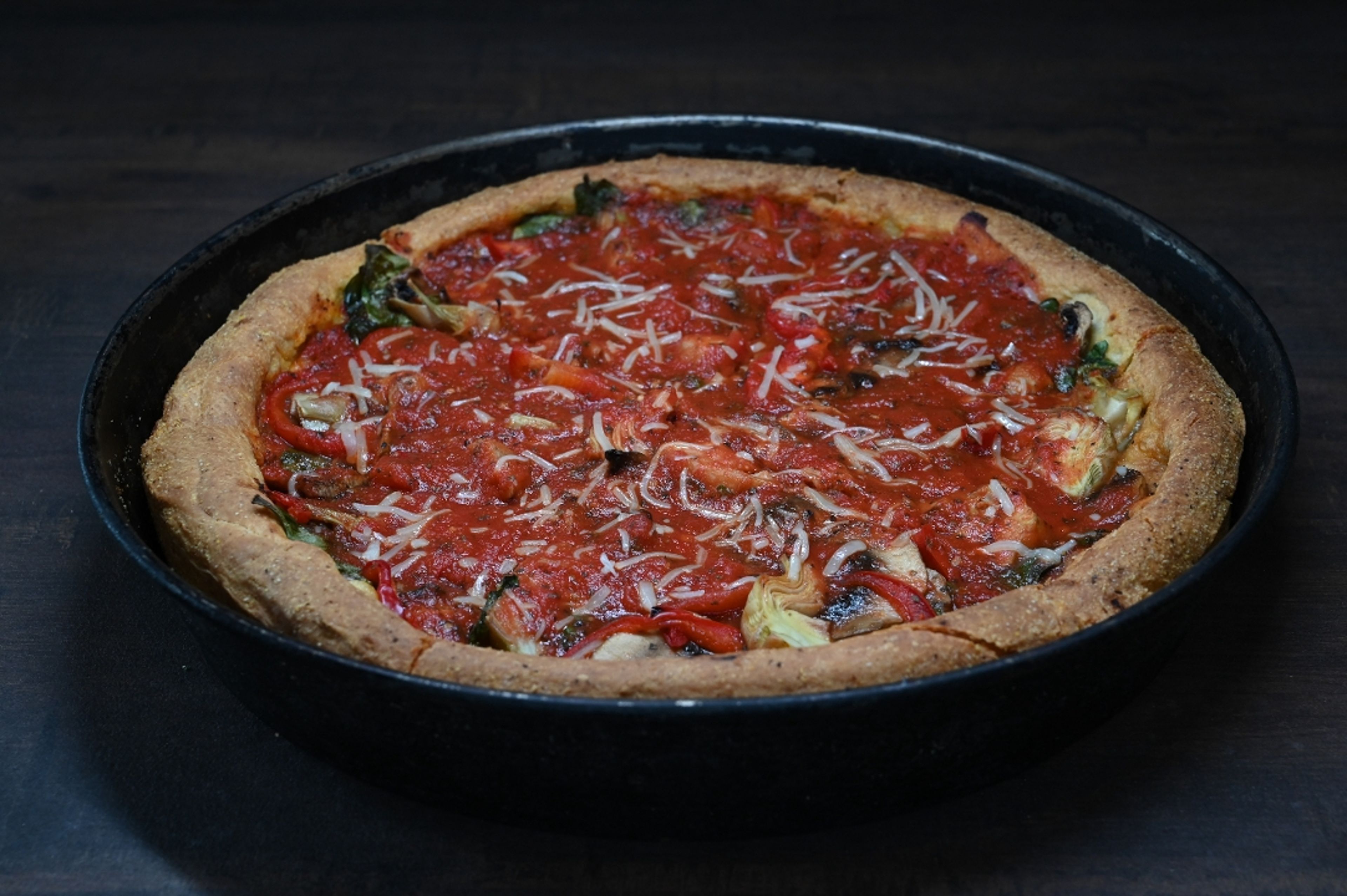 14" Stuffed Vegetarian.