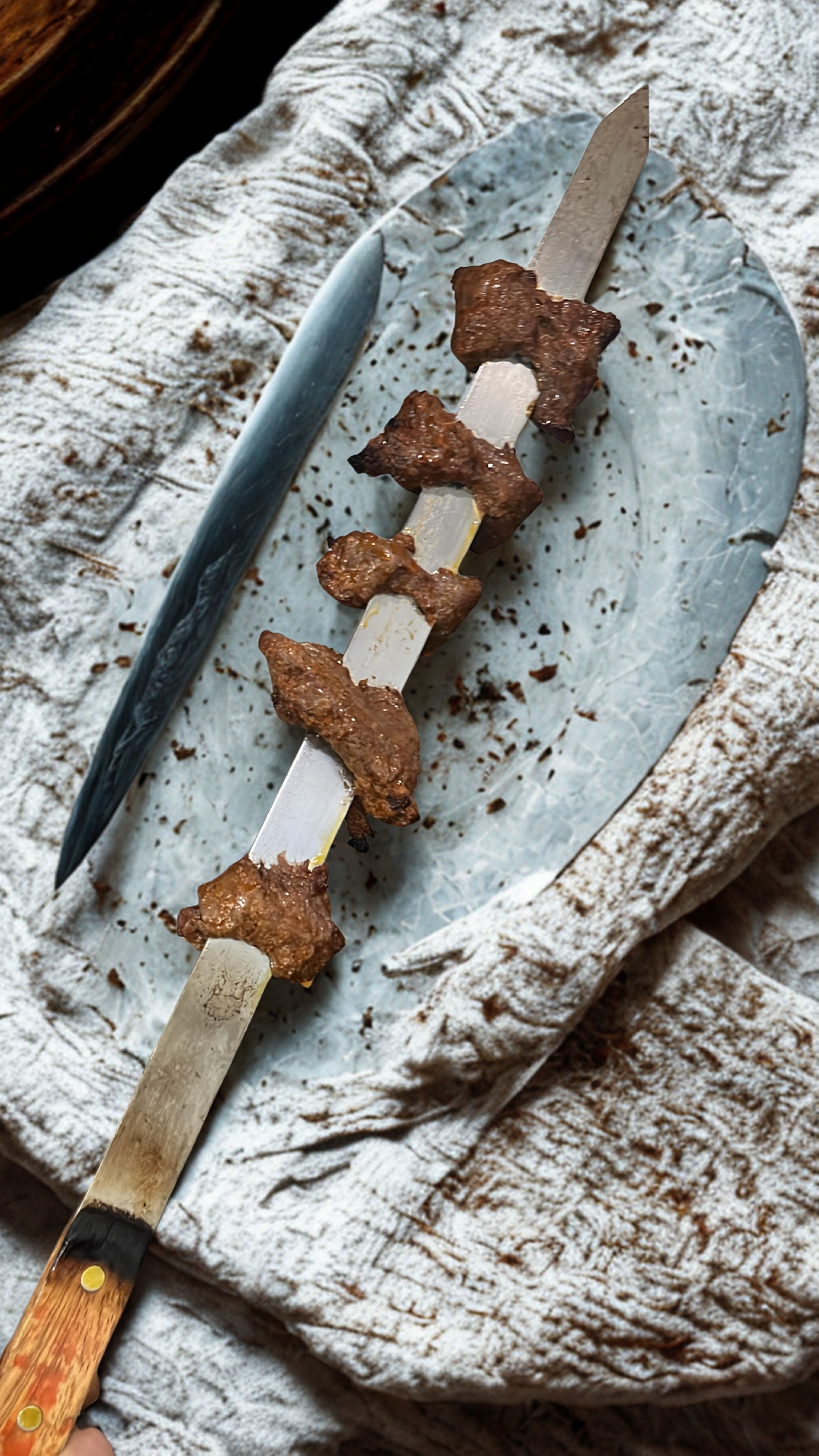 SKEWER STEAK FILET MIGNON KABOB.