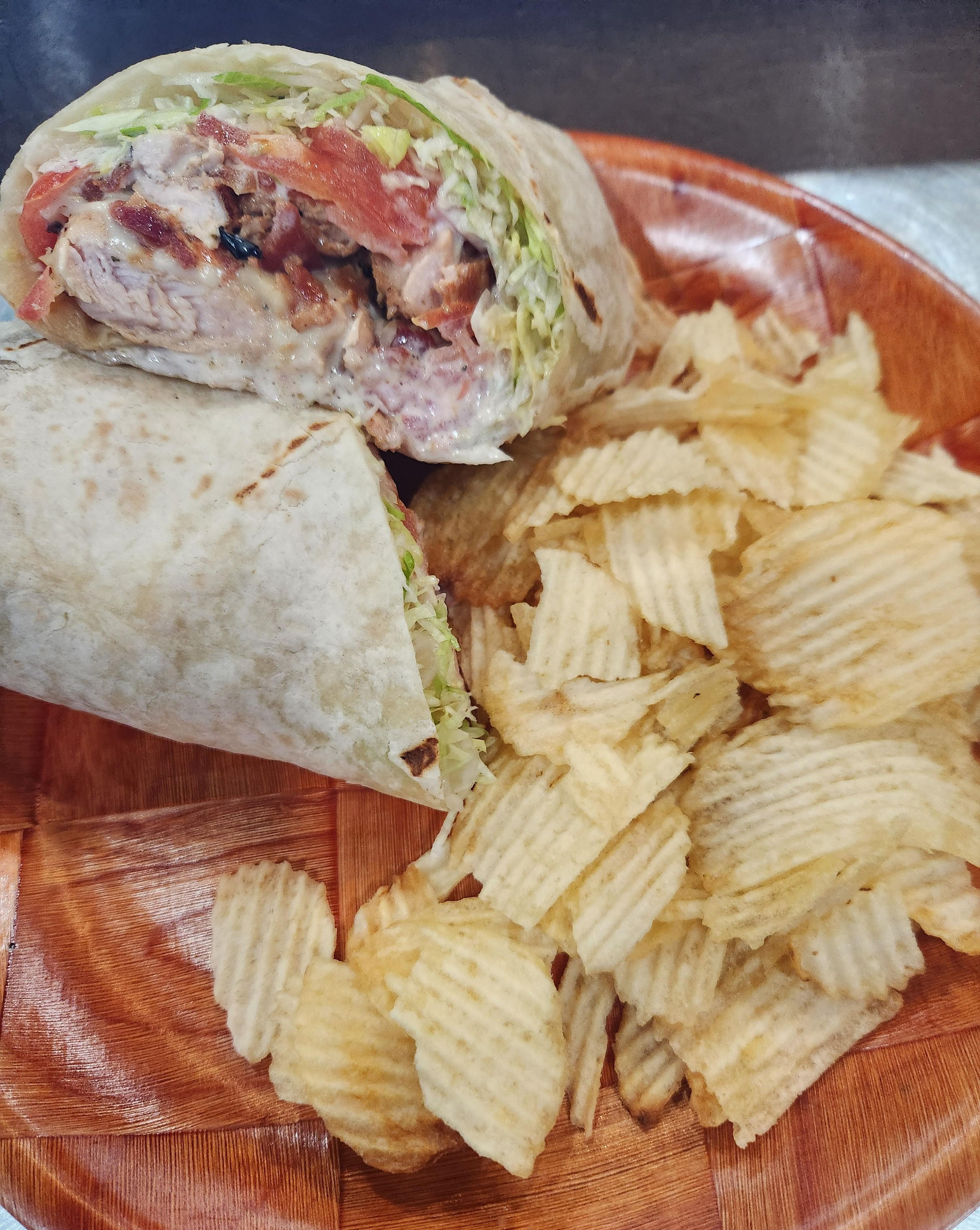 Chicken Club Wrap.