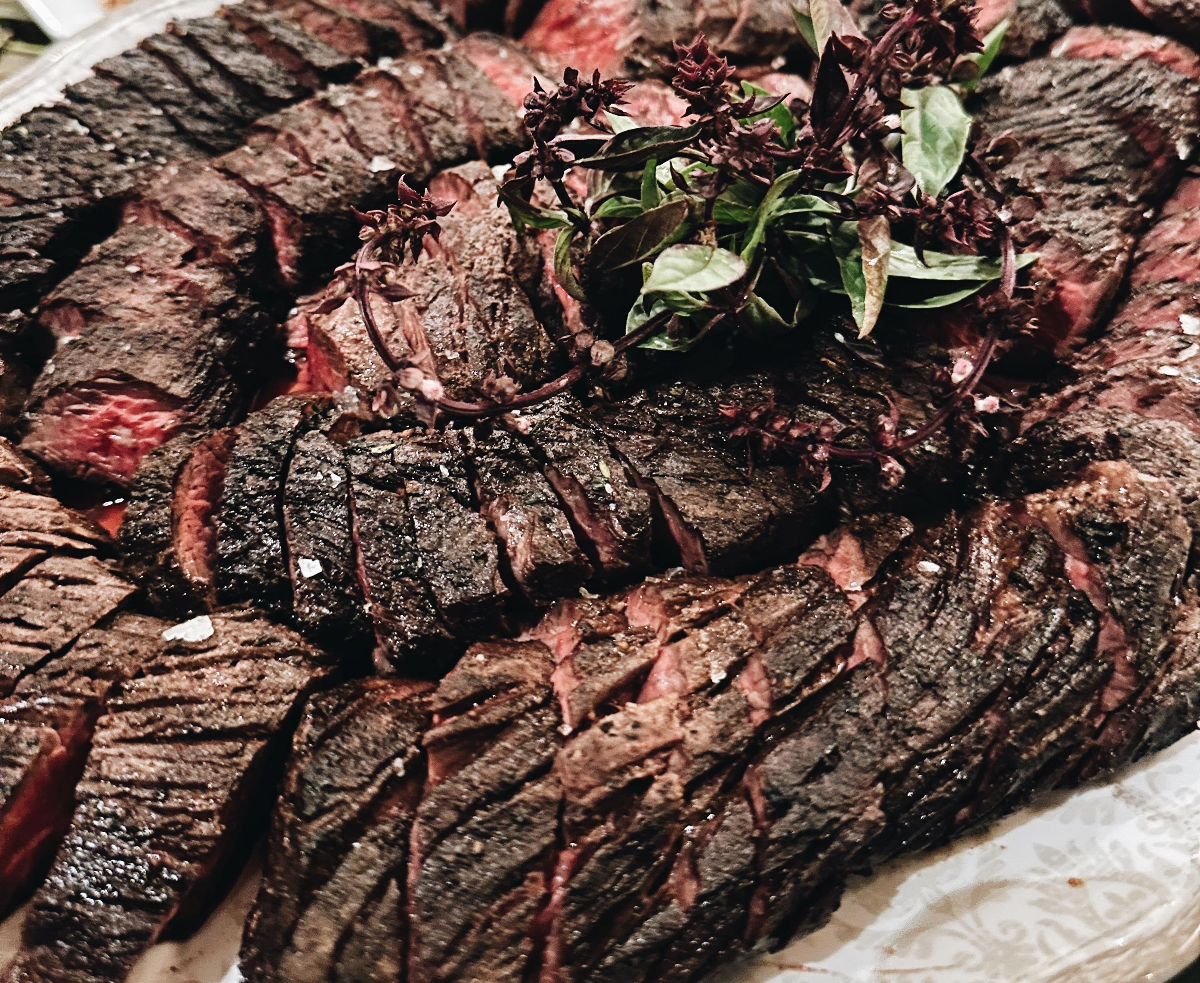 Grass-Fed Hanger Steak.