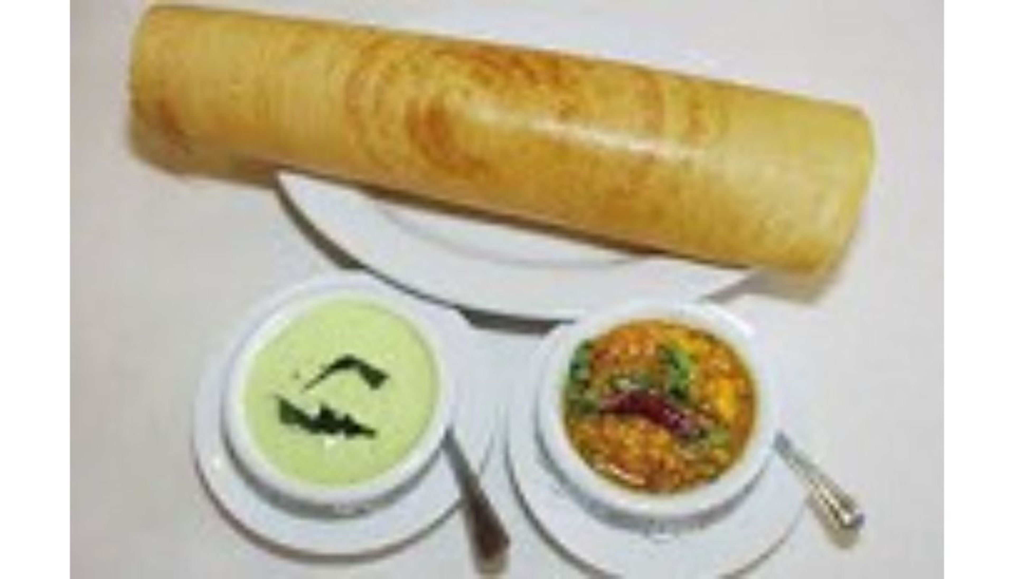 Ghee Roast Dosa - Non Vegan, Gluten free.