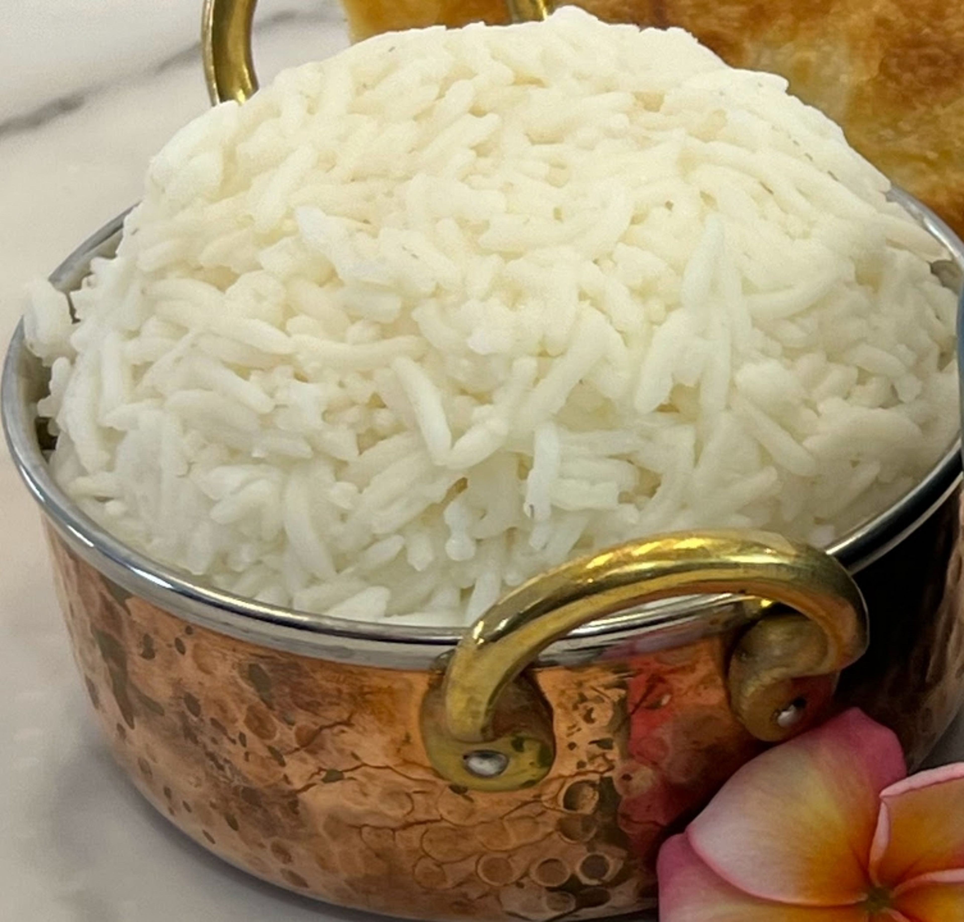 Steamed Basmati Rice (Vegan).