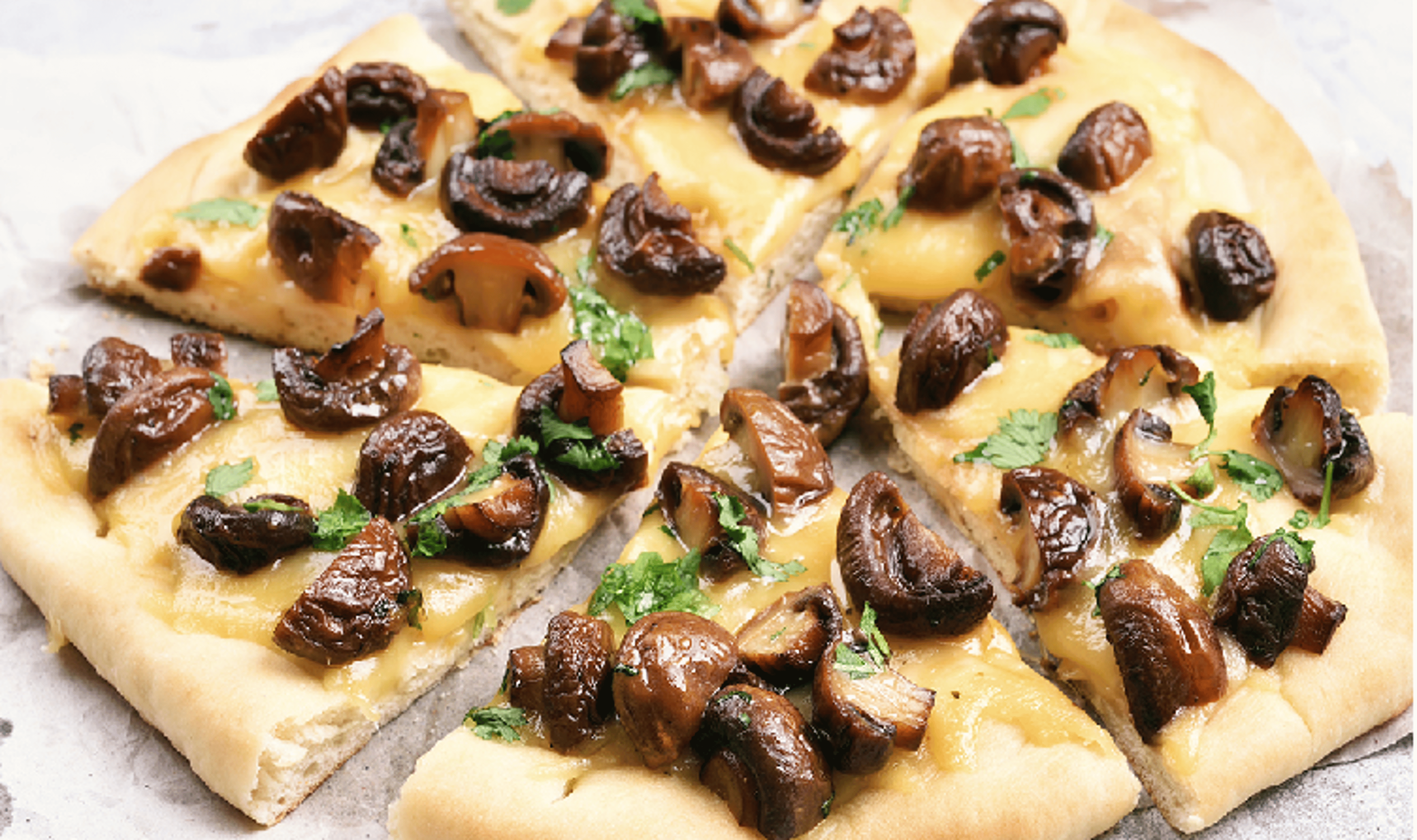 Wild Mushroom Truffle Pizza.