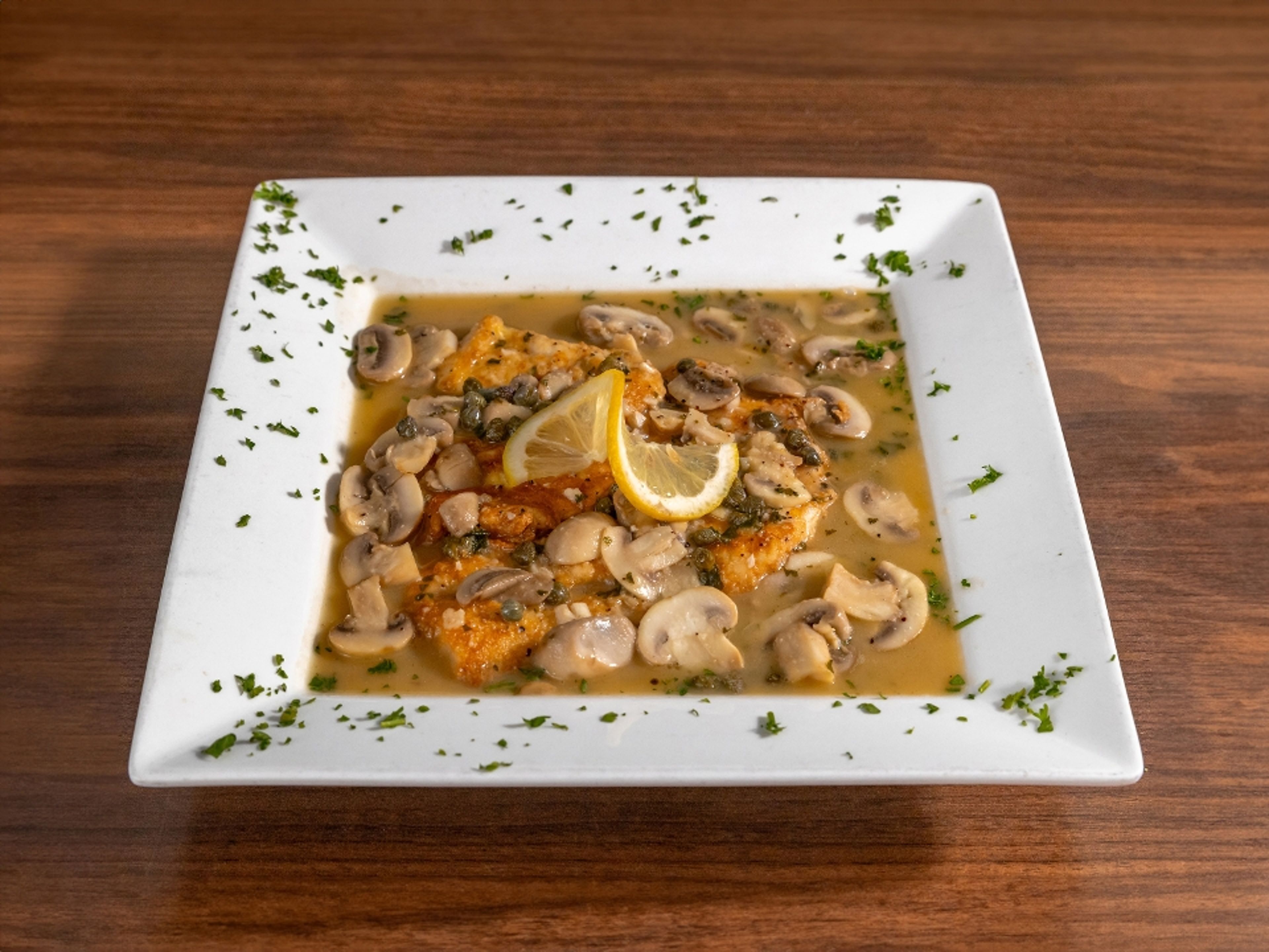 Half Pan Chicken Piccata.