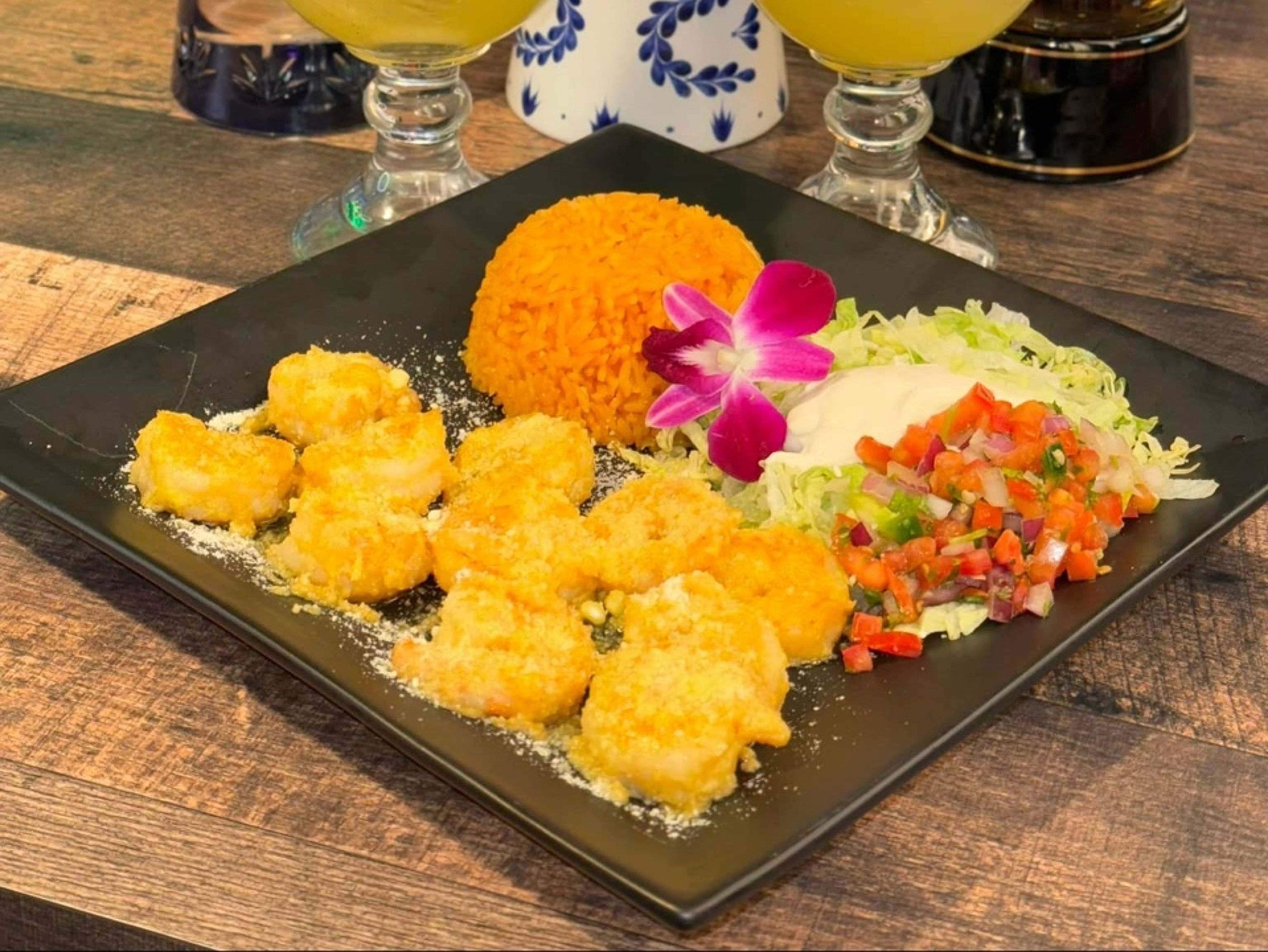 Camarones Al Mojo De Ajo.