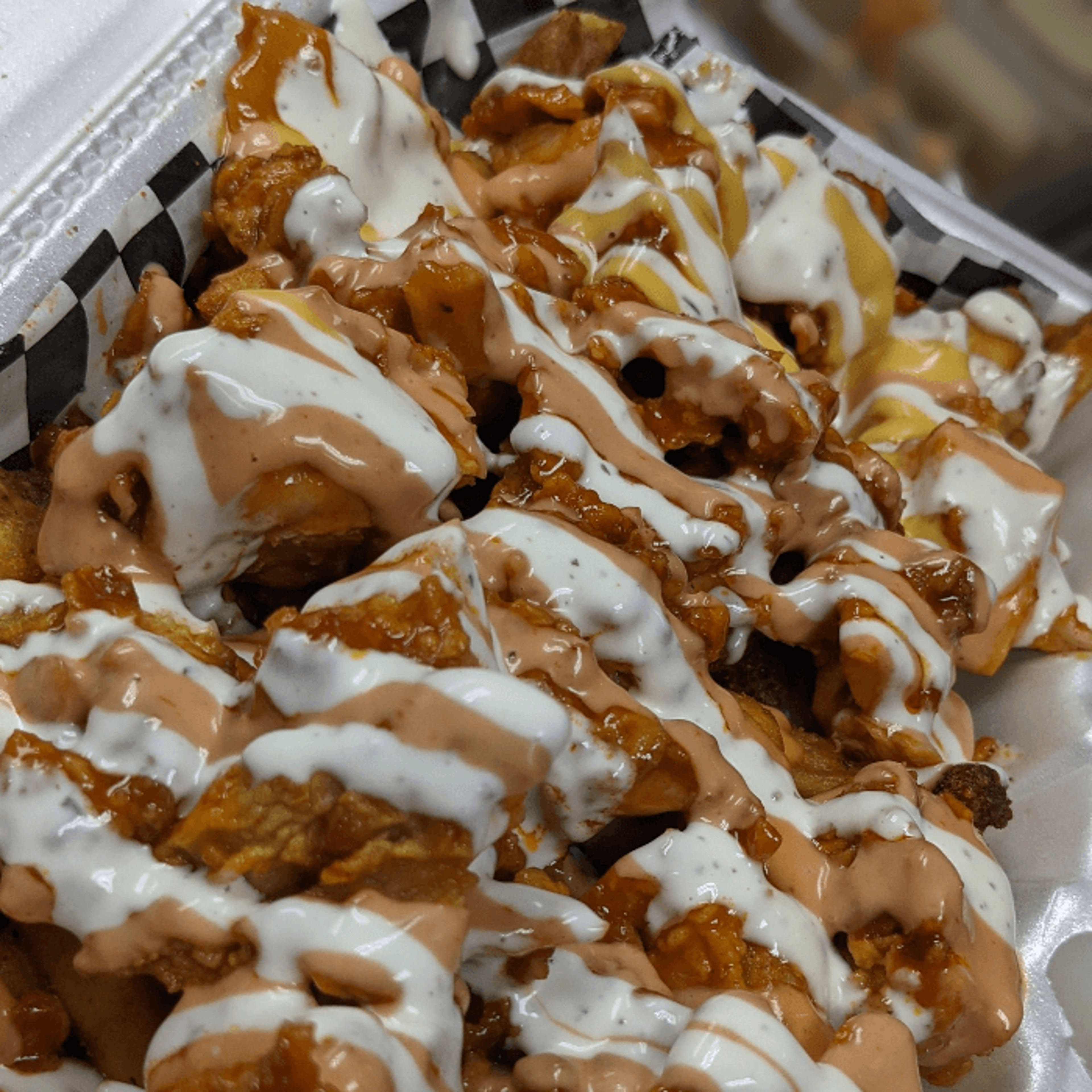 Loaded Chicken Fries.