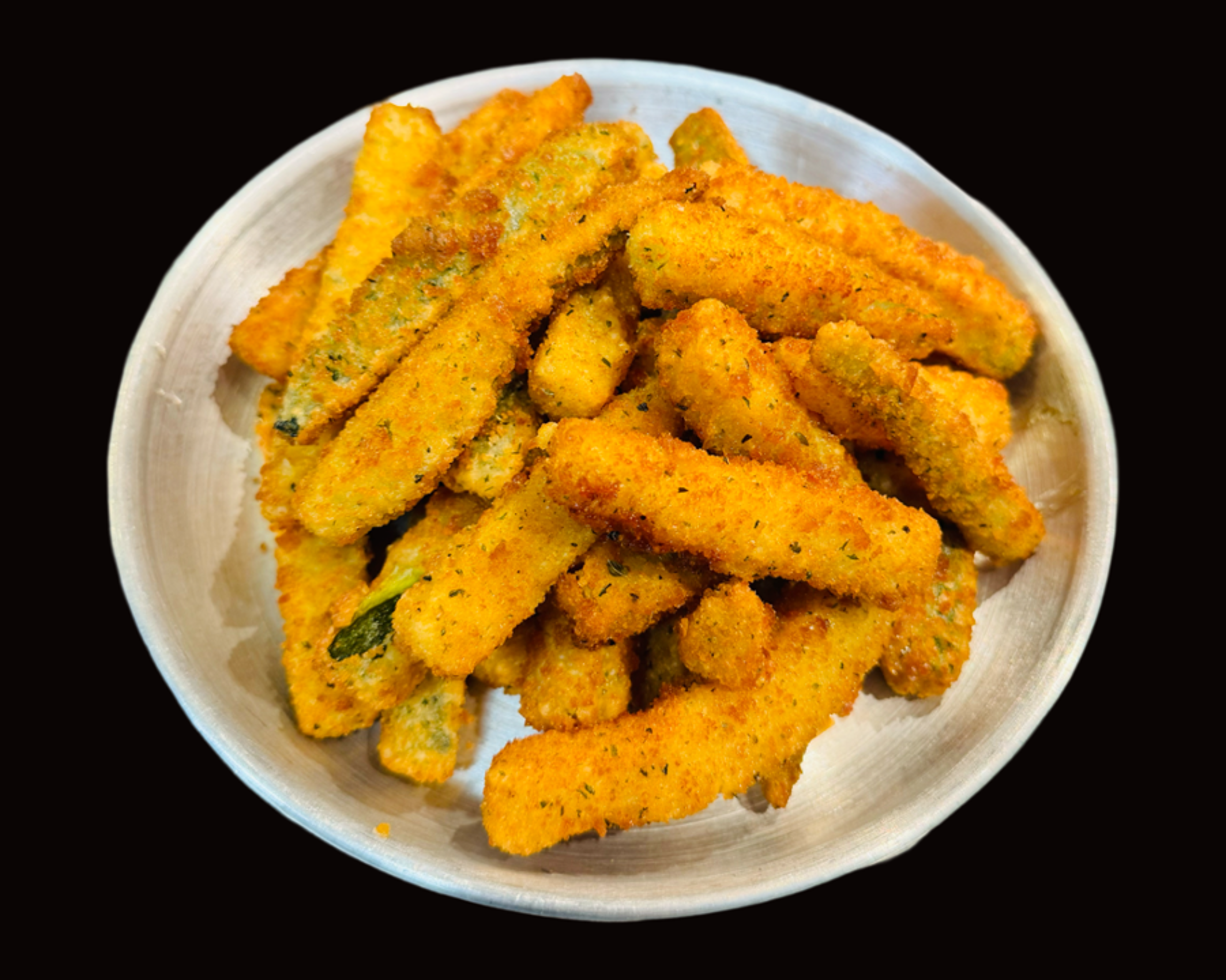 Zucchini Fries (سیب زمینی و کدو سبز).