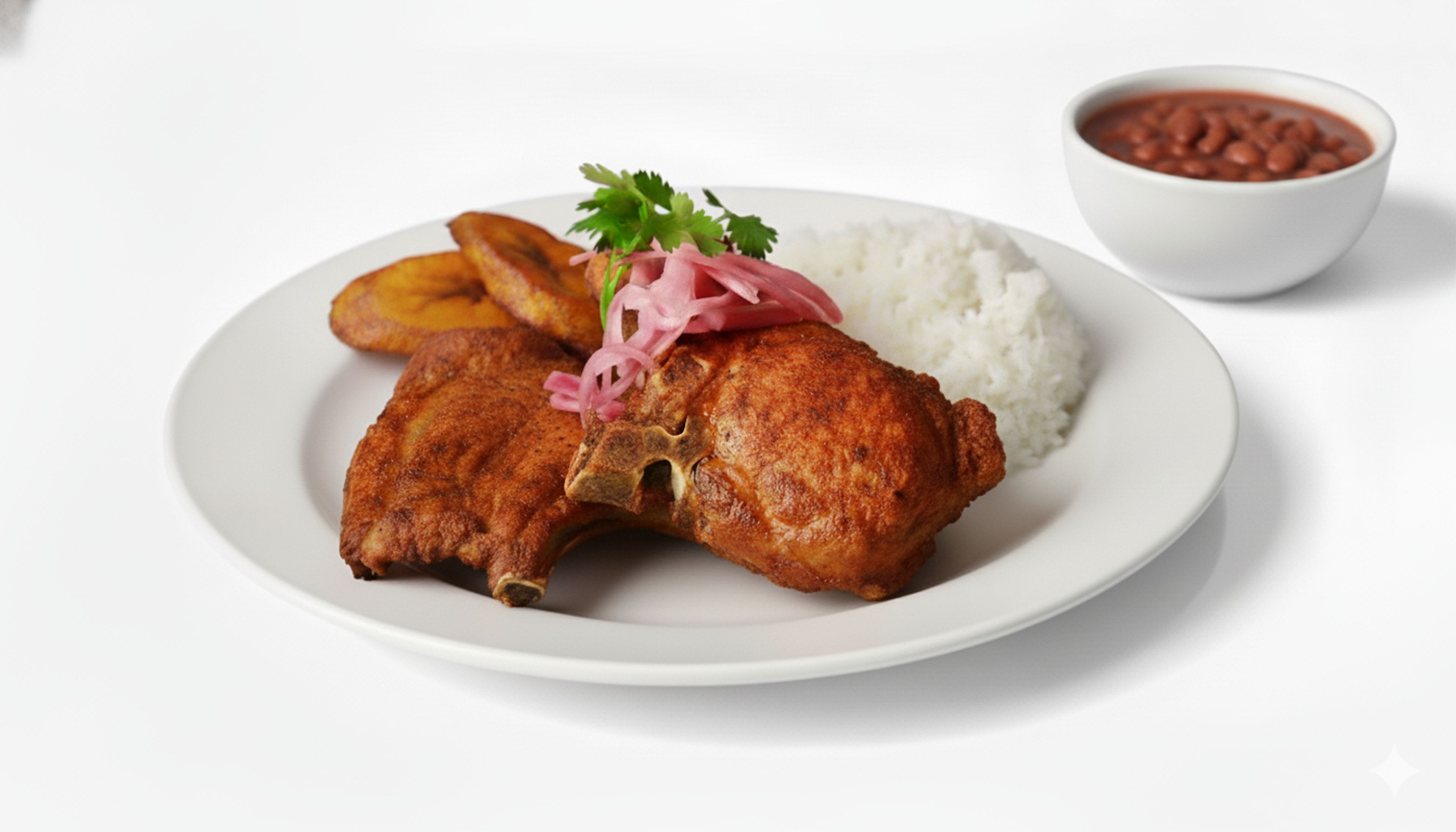 Lunch: Fried Pork Chop - chuleta frita.