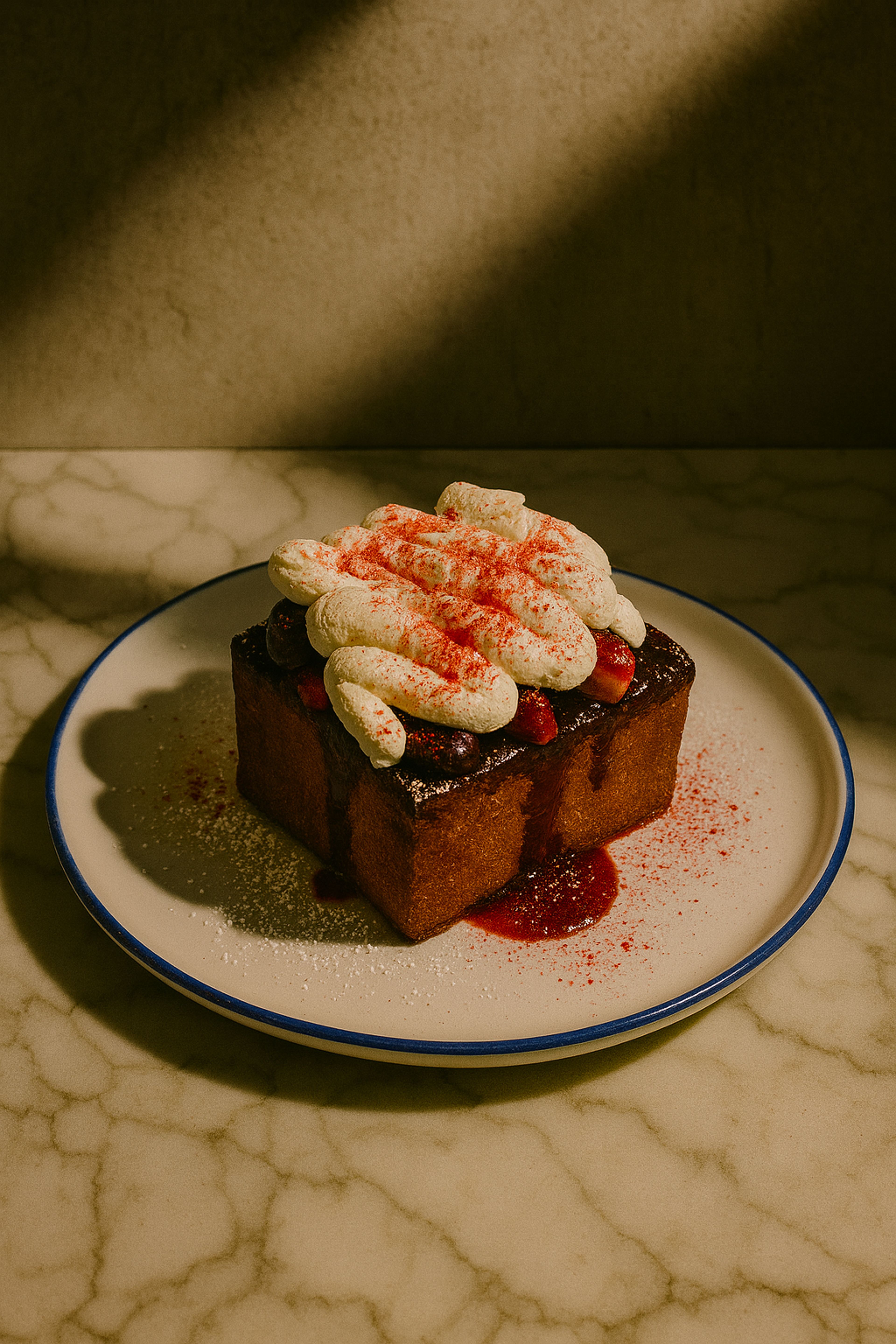 Berry Chantilly French Toast.