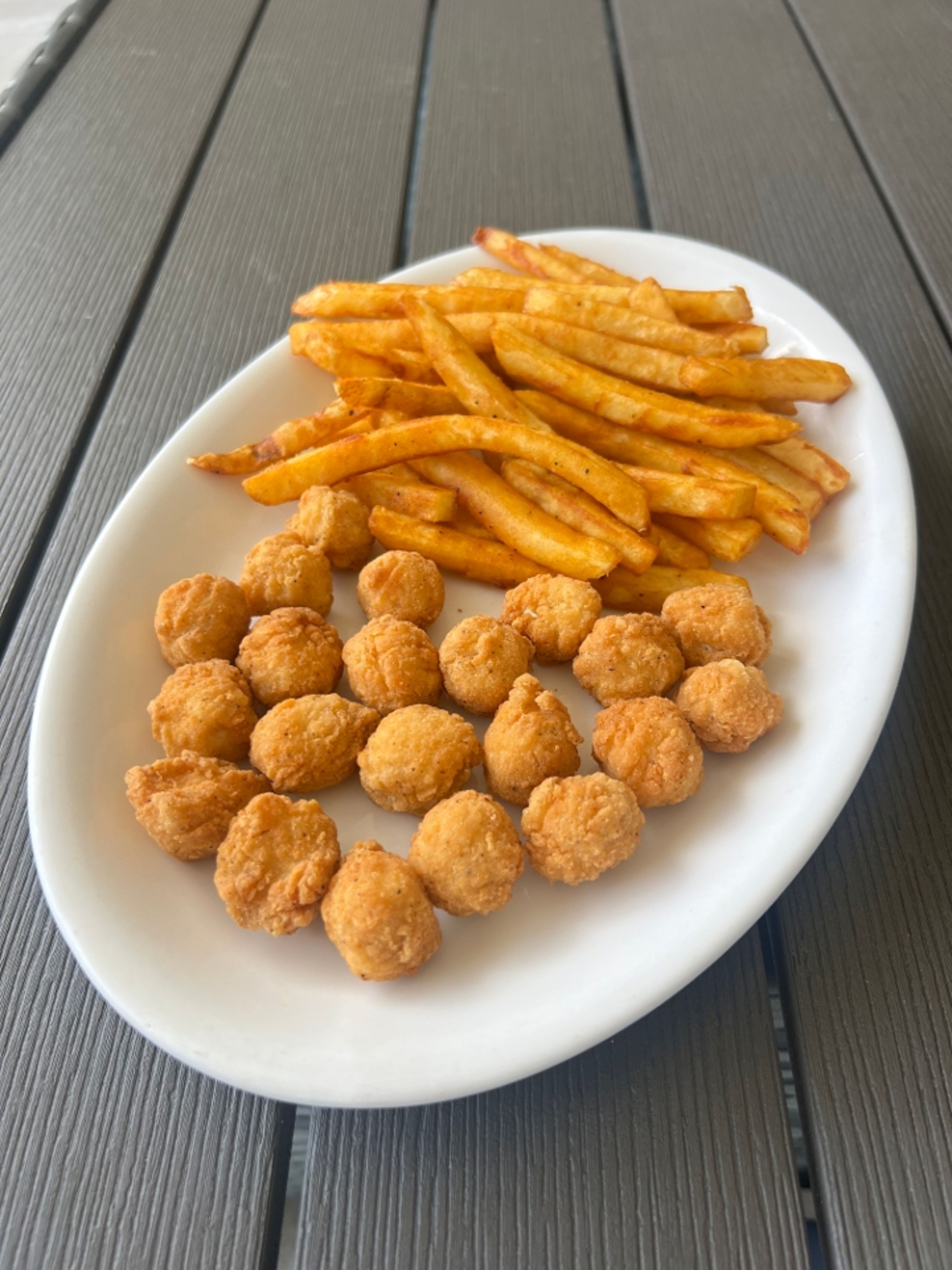 Kids chicken popcorn.
