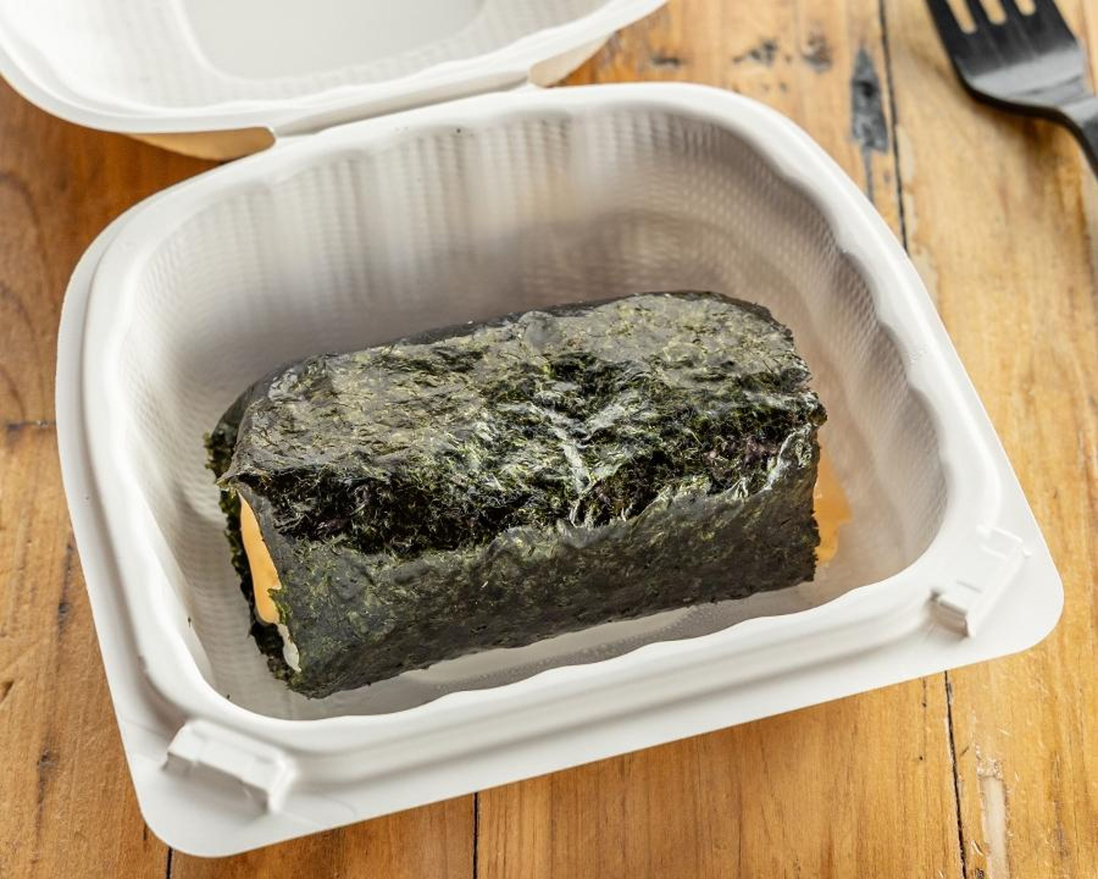 Spicy Mayo Spam Katsu Musubi.