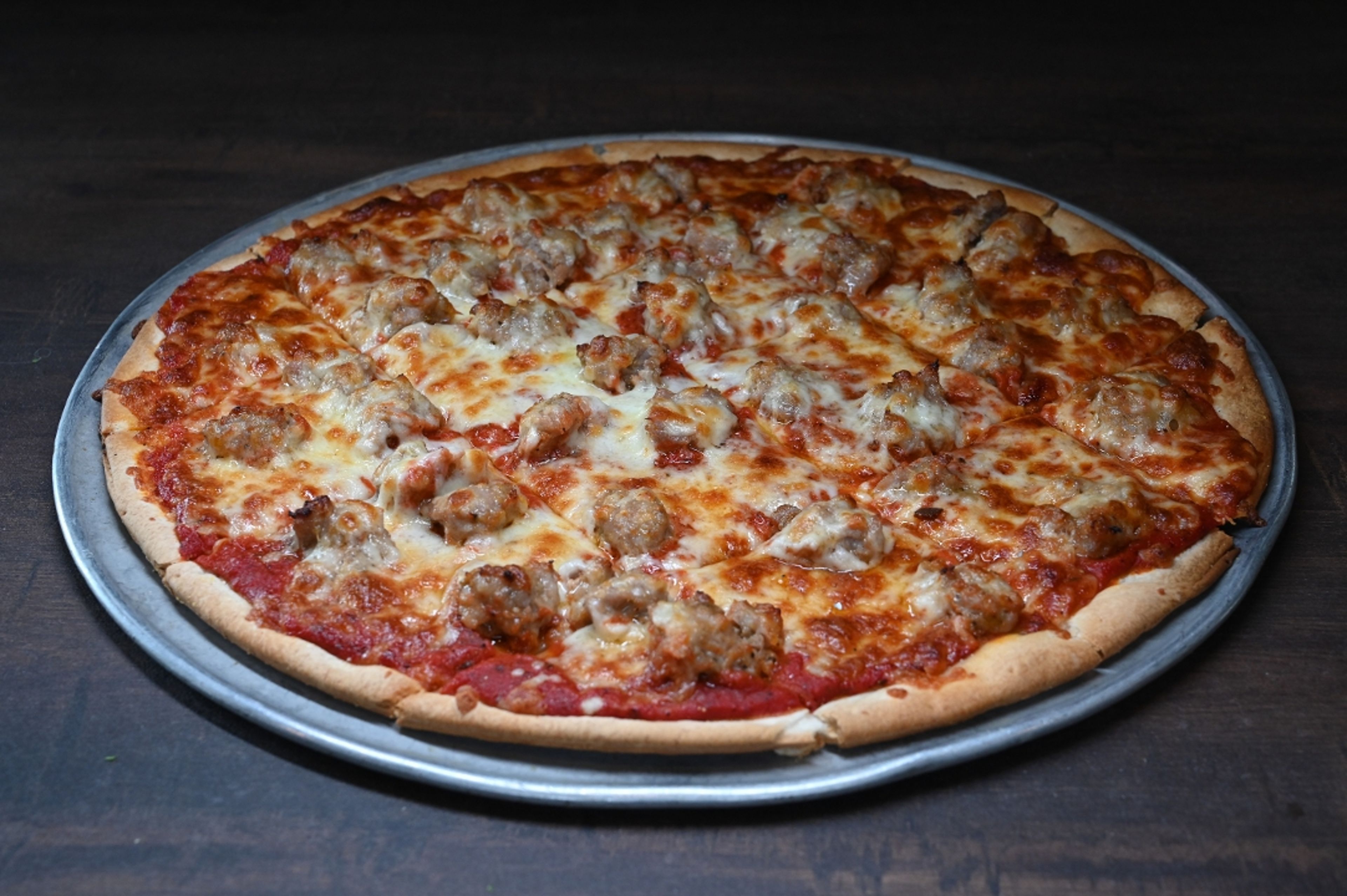 16" Thin crust Sausage (Popular).