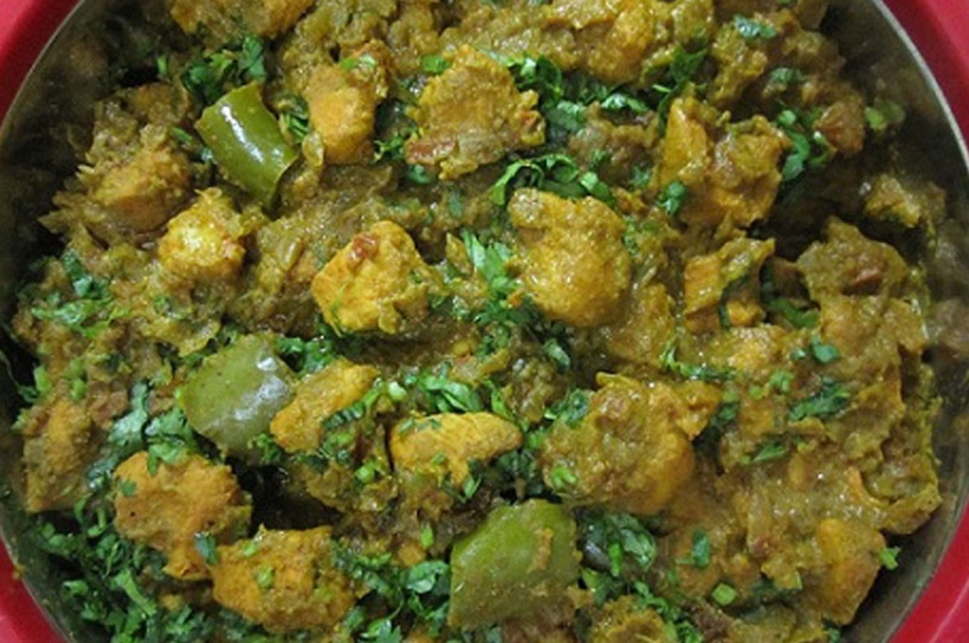 Green Chilli Chicken.