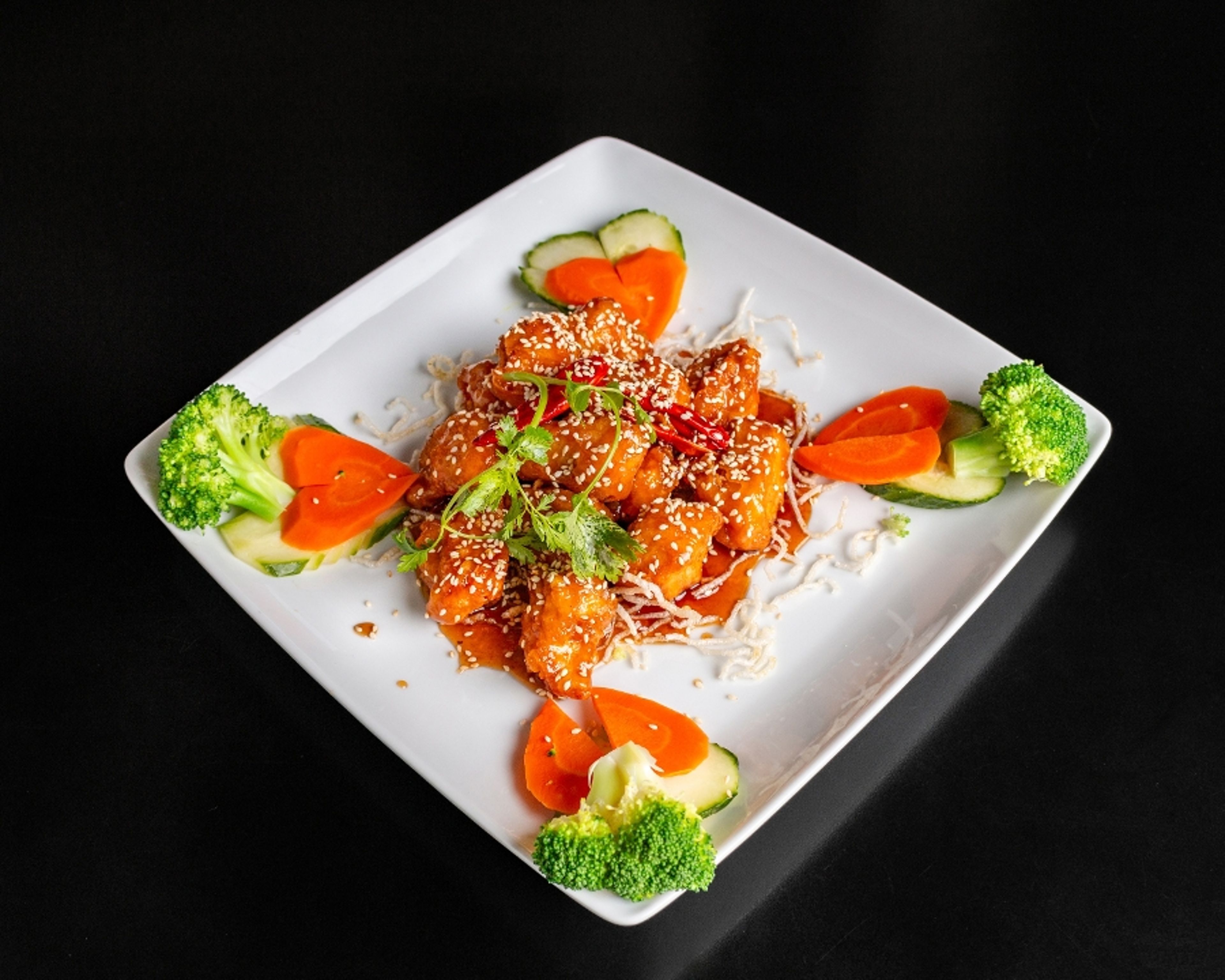 S1. Sesame Chicken - Gà Mè.