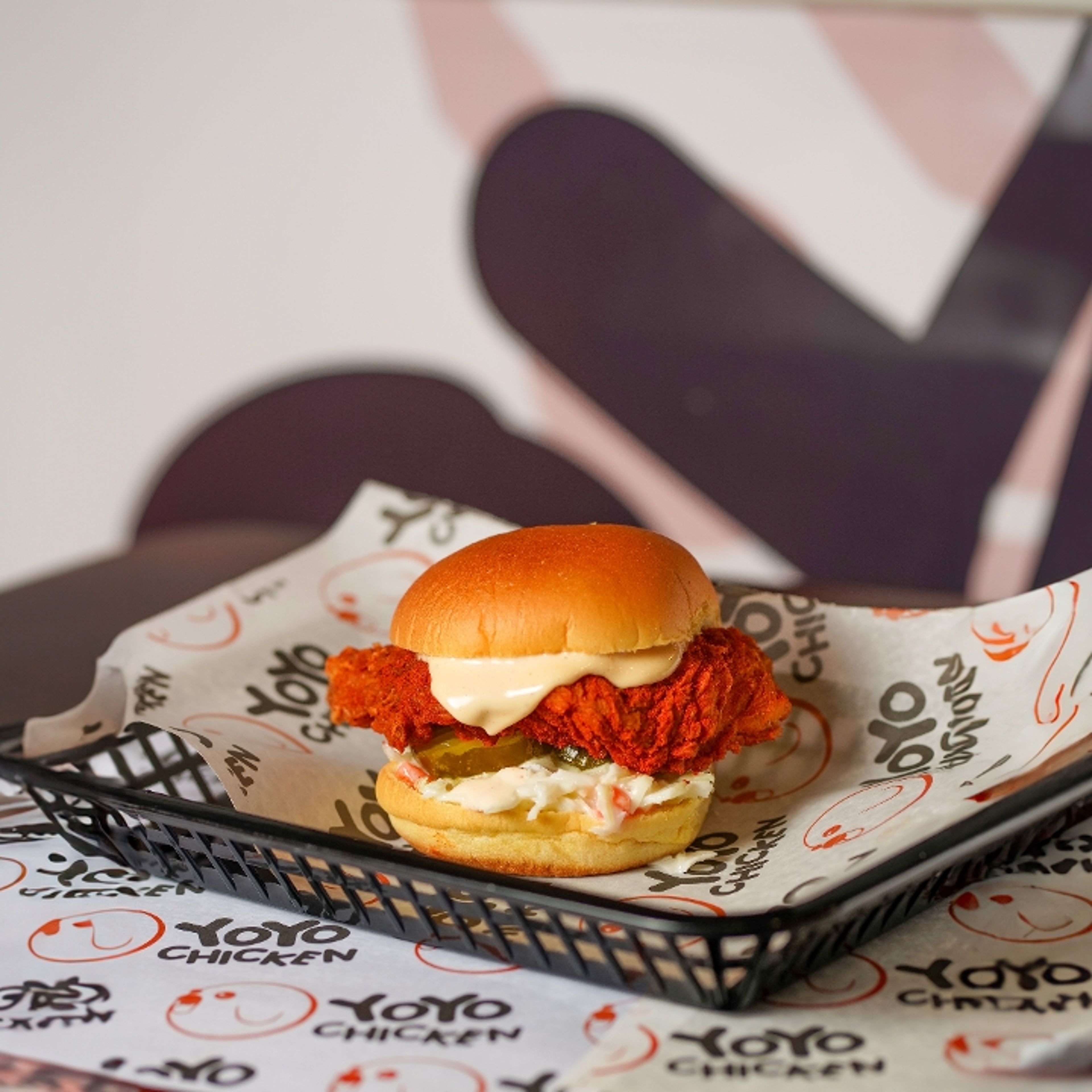 YoYo Chicken Sandwich.