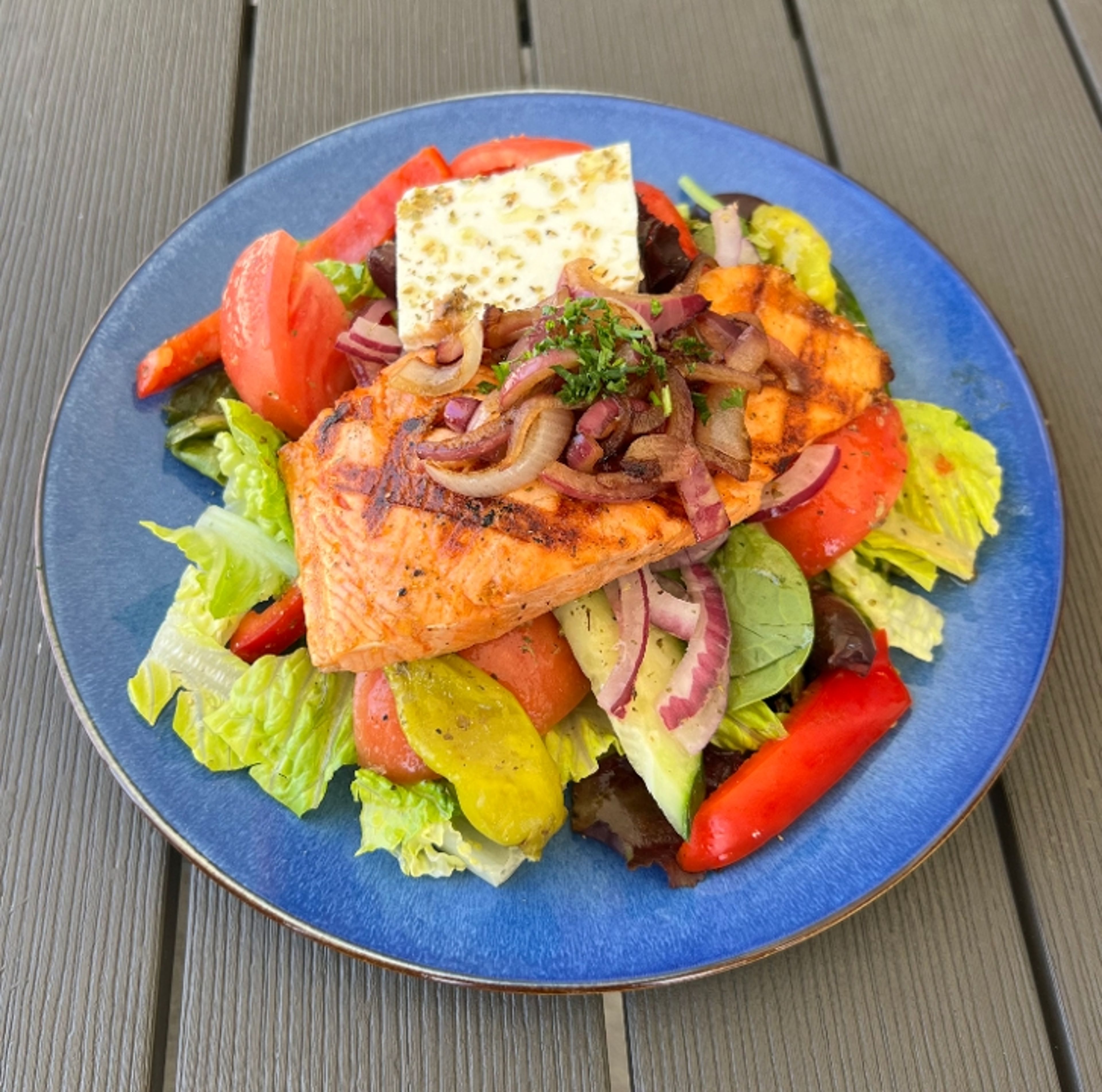 Athenian Salmon Salad.