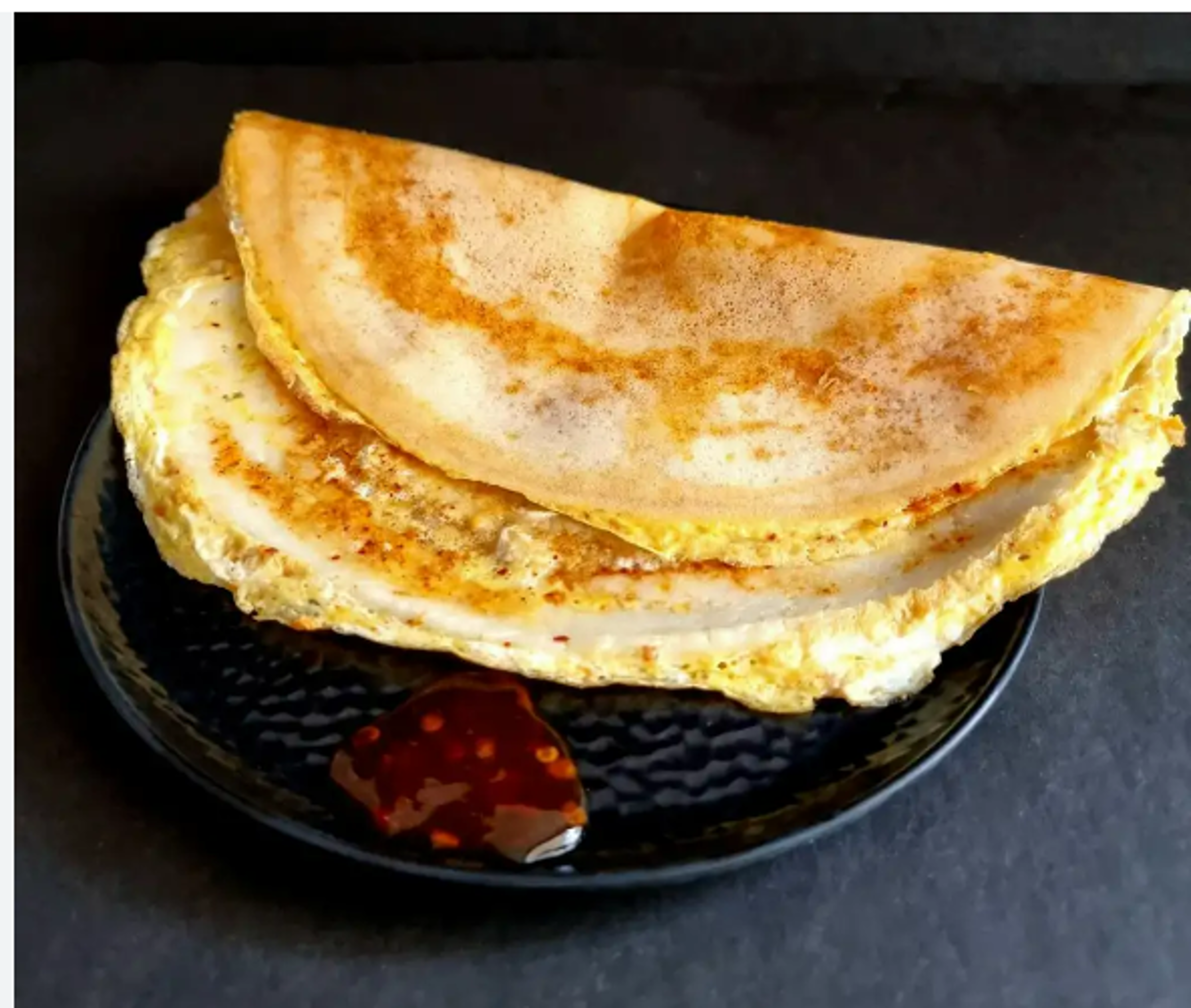Egg Dosa.