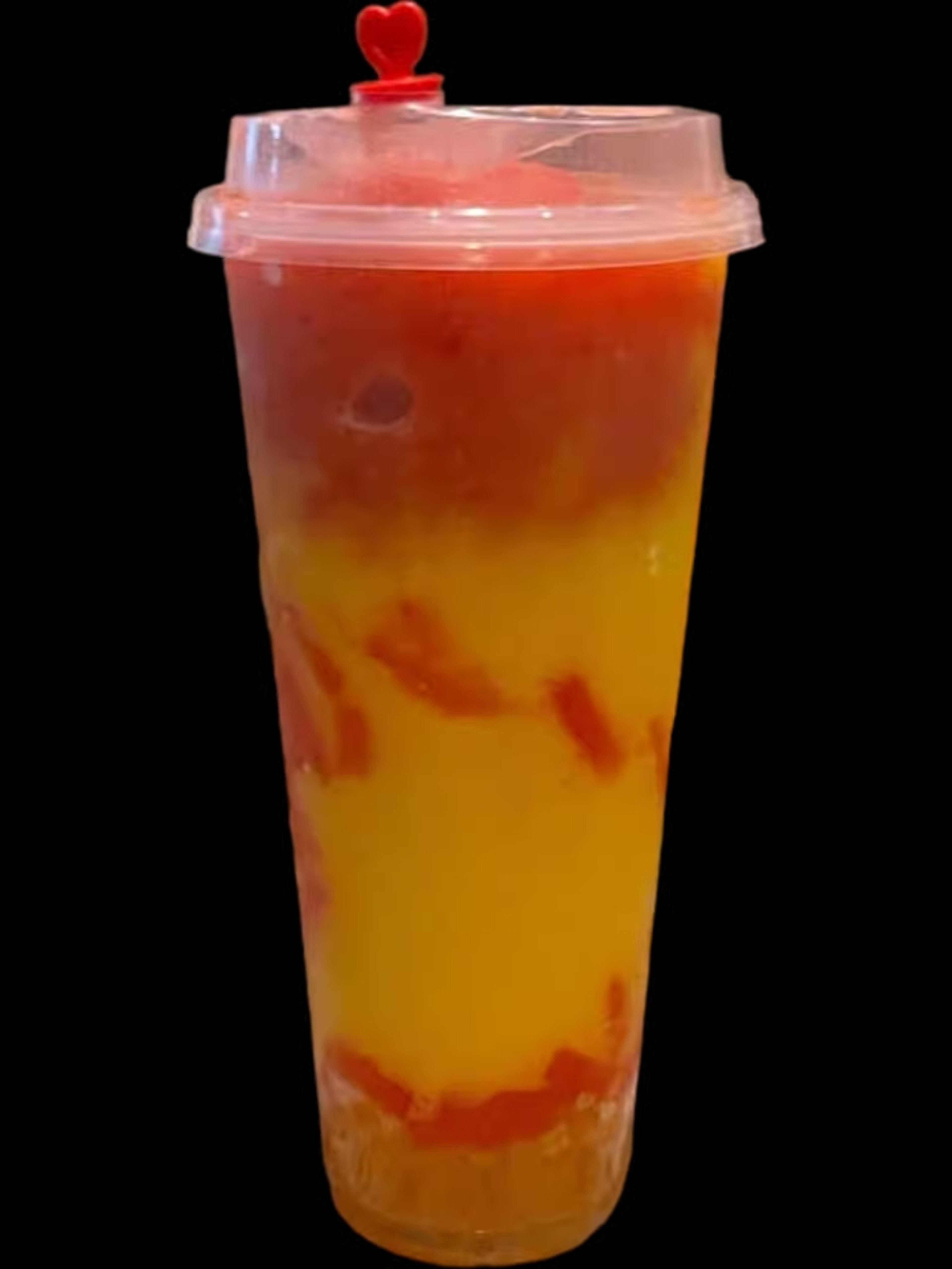 Mango Strawberry Slushie.