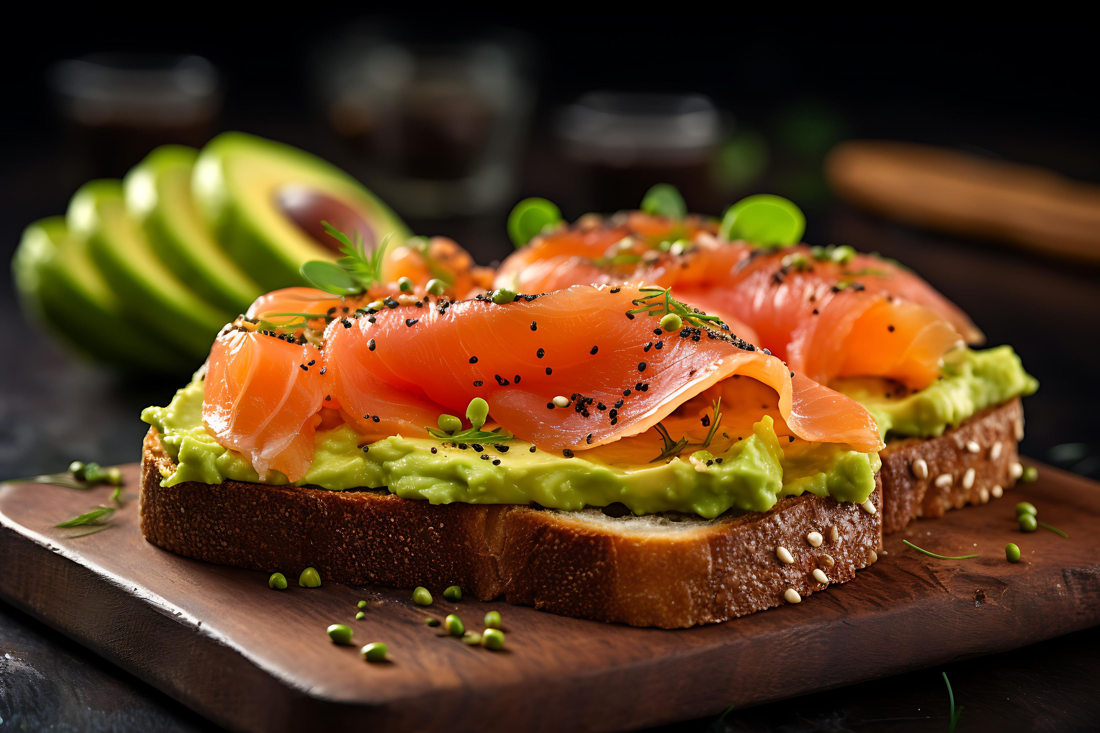 BAGEL AVOCADO TOAST.