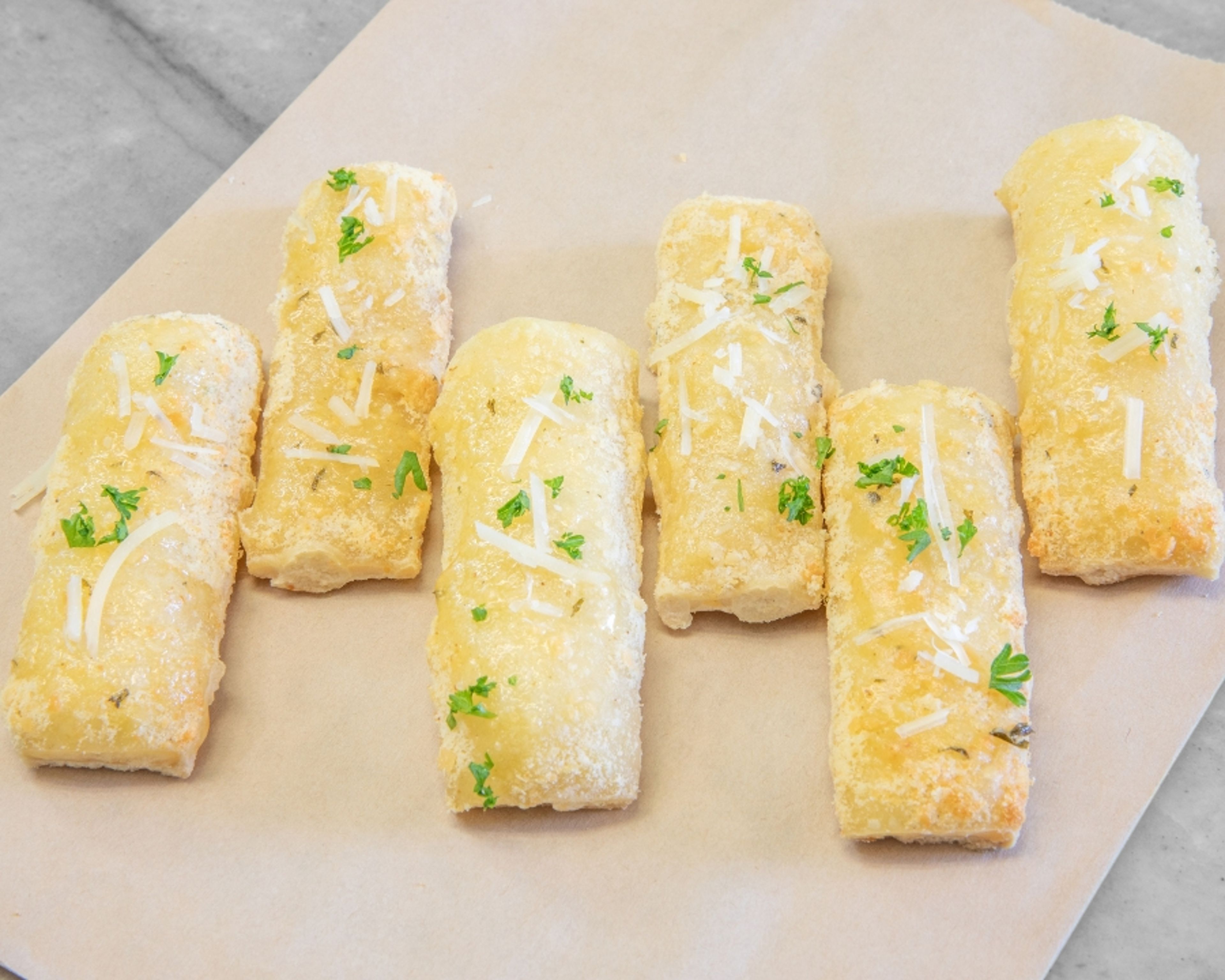 Garlic Breadsticks.