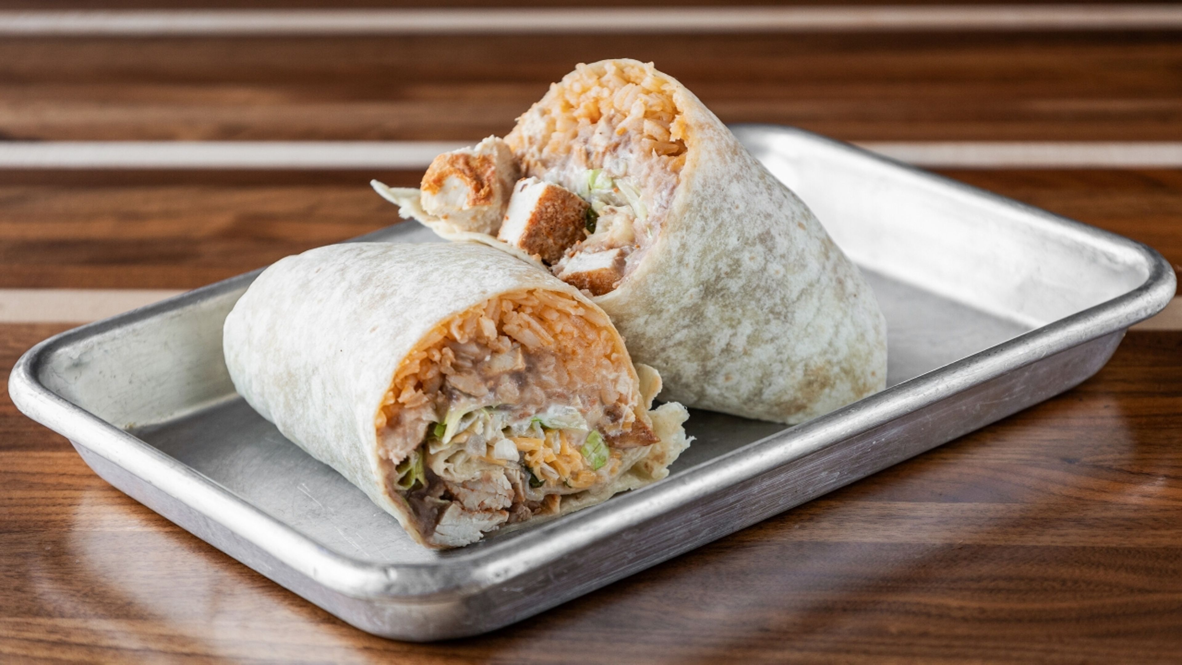 Ground Beef Burrito.