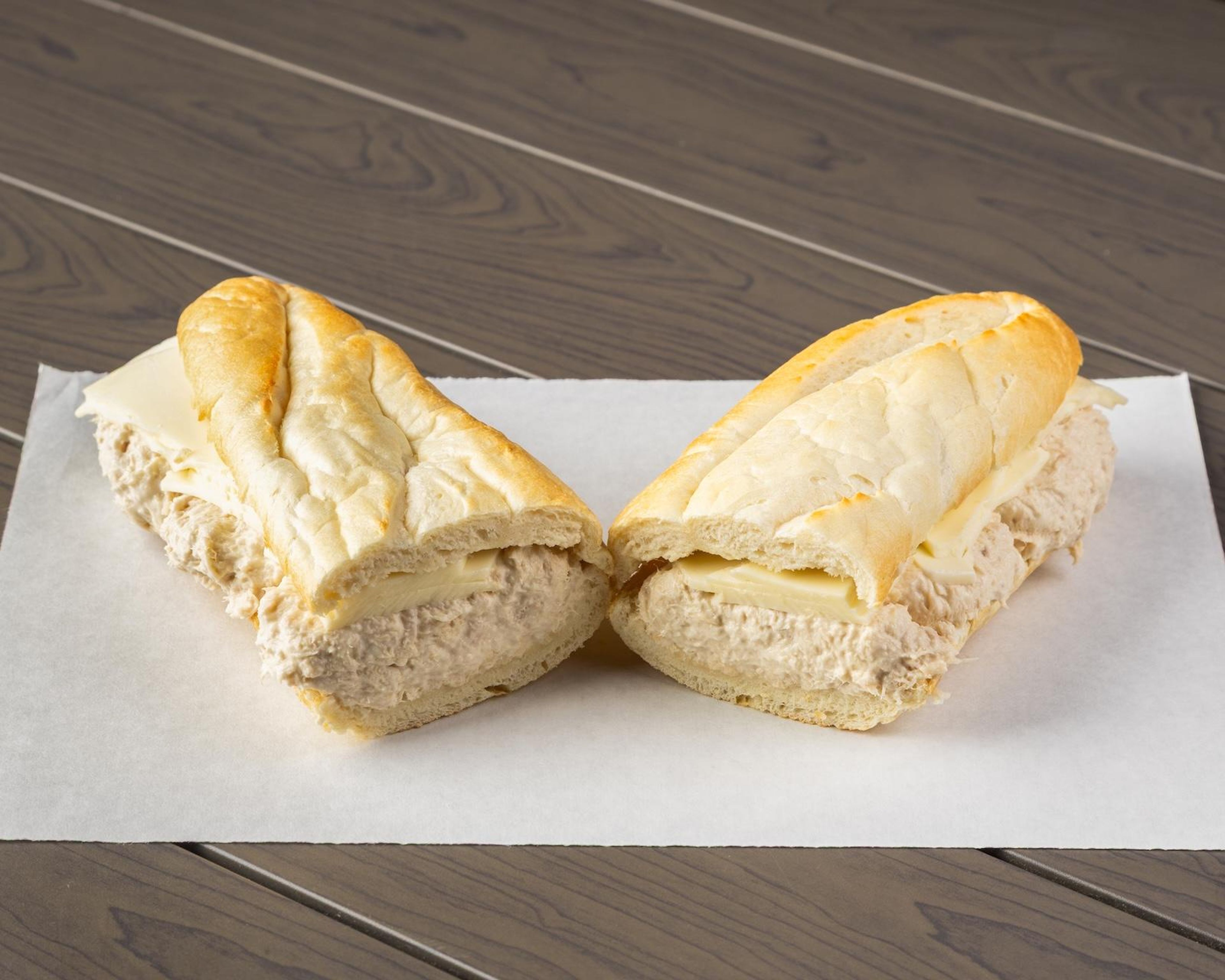 Tuna & Cheese Sandwich.