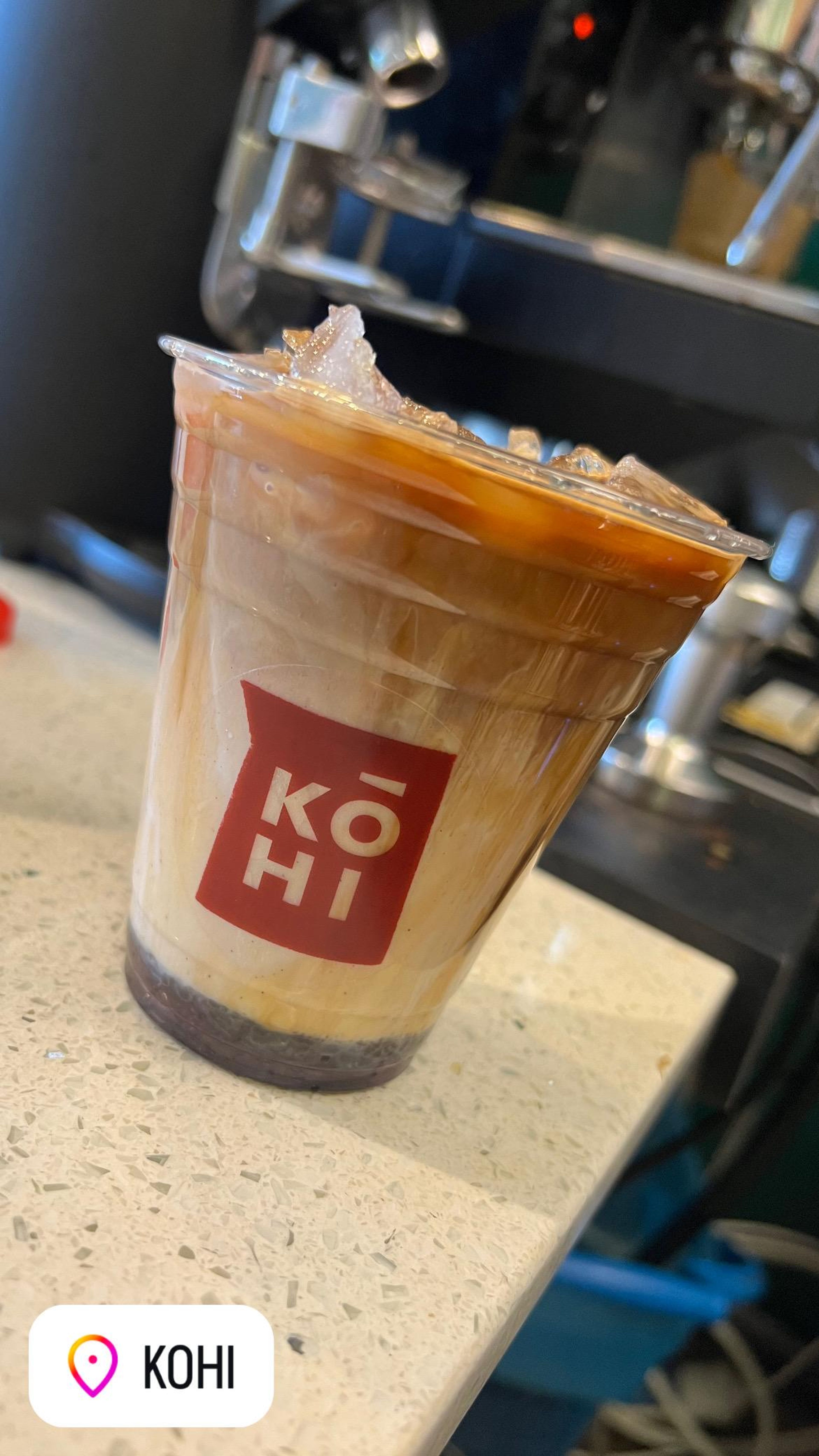 BLUEBERRY LAVENDER LATTE.