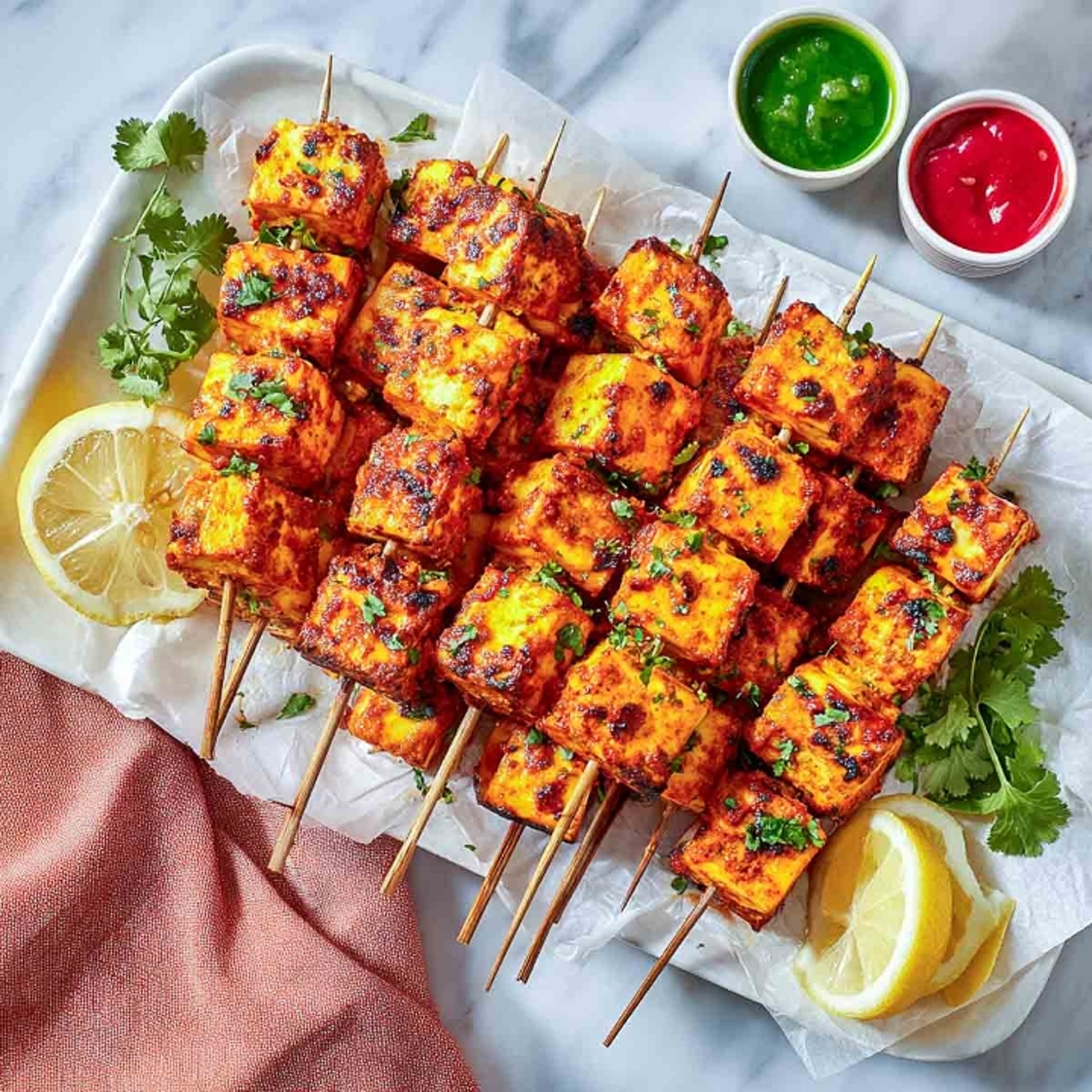Tikka Paneer (8 Pieces).