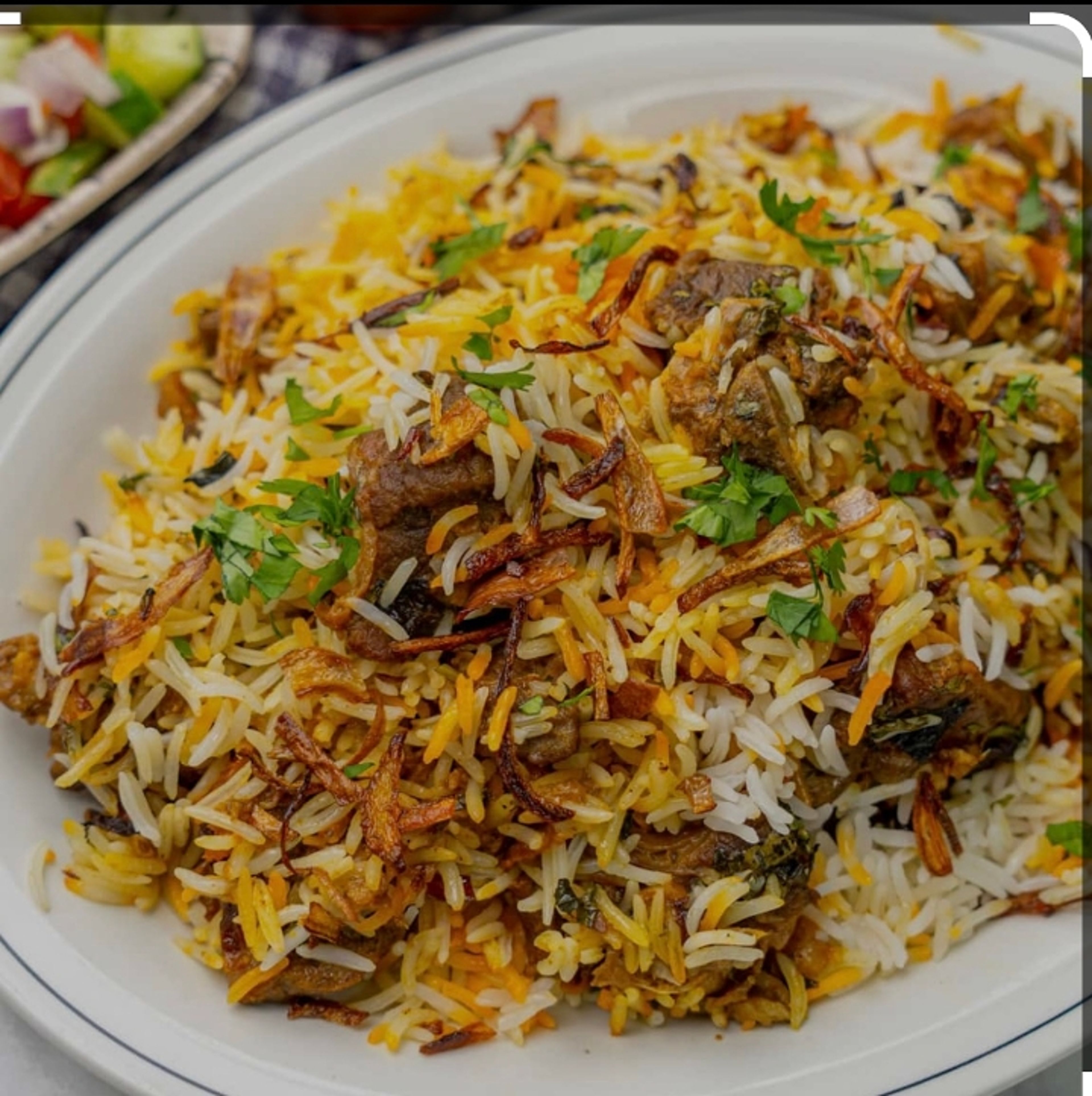 Lamb Biryani.