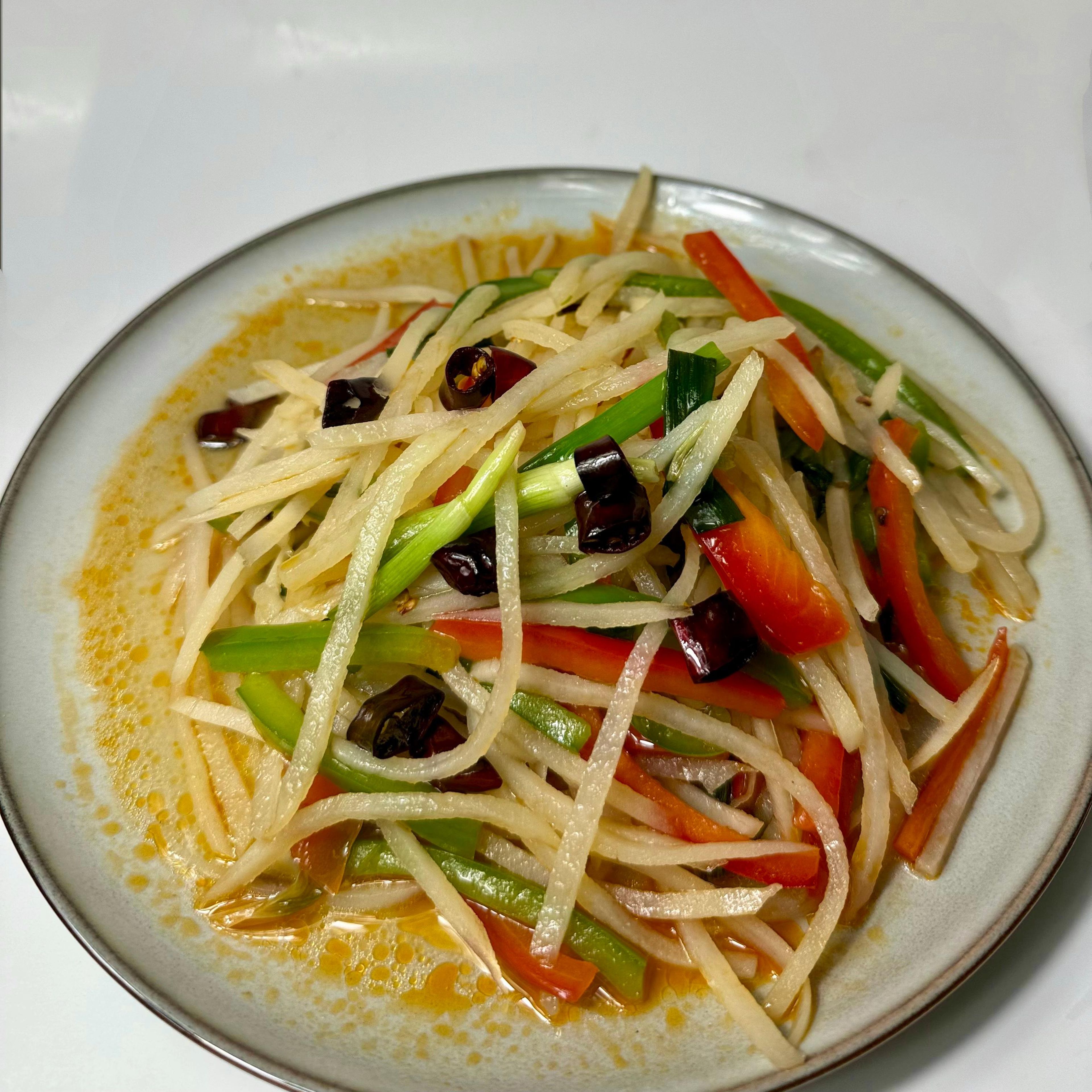 Hot Sour Potato 酸辣土豆丝.