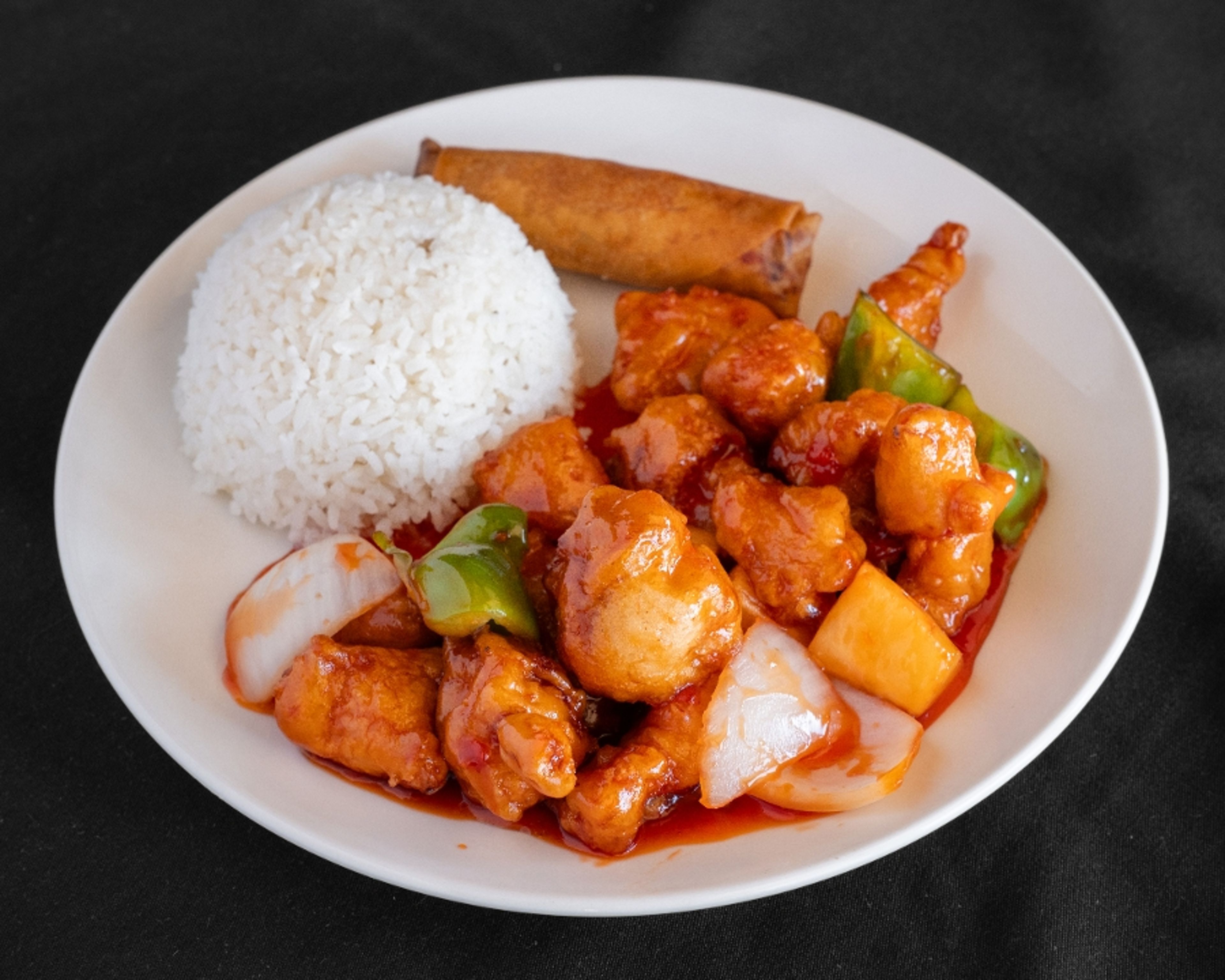 L- Sweet & Sour Chicken.