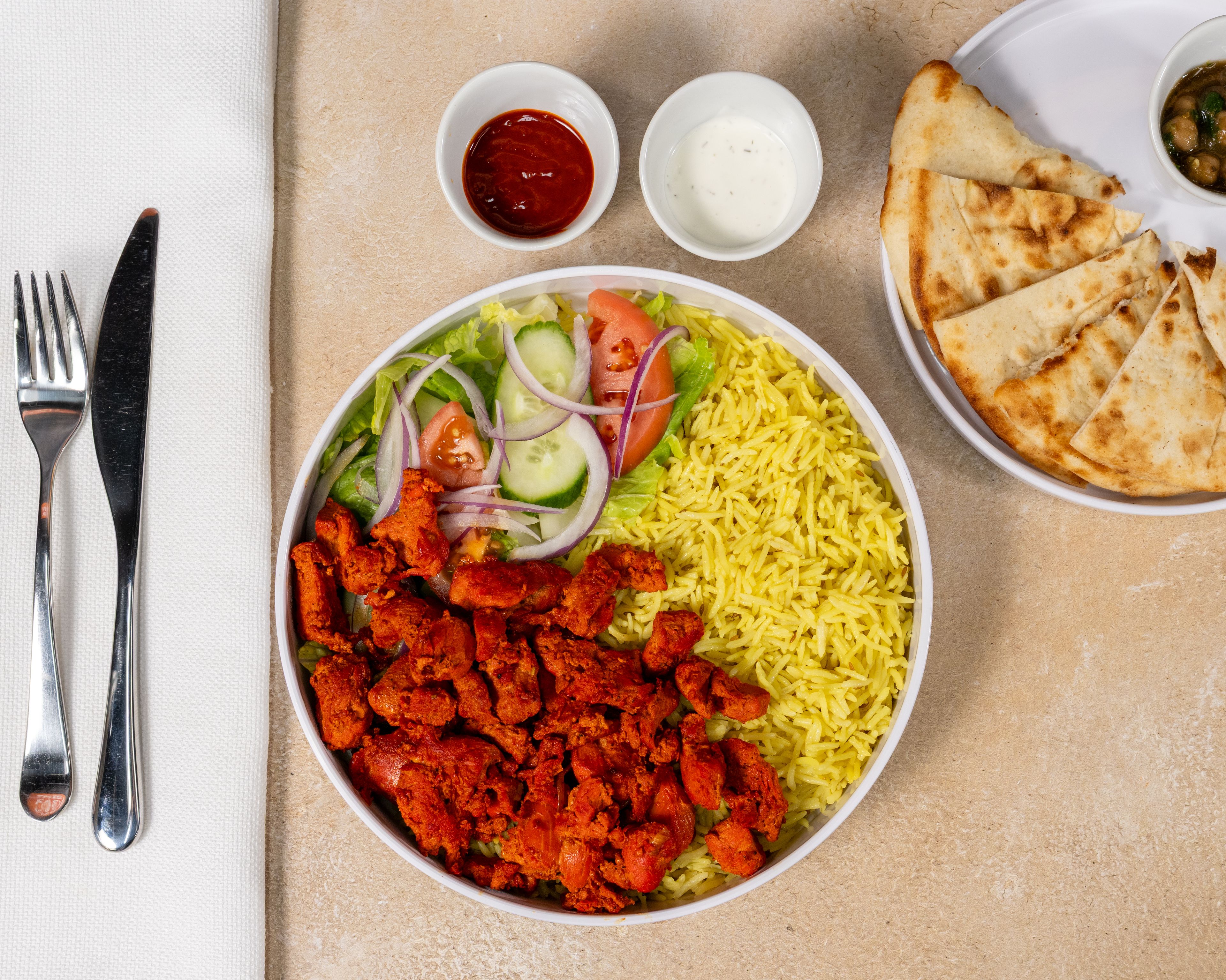 NY Style Gyro Bowl With Rice.