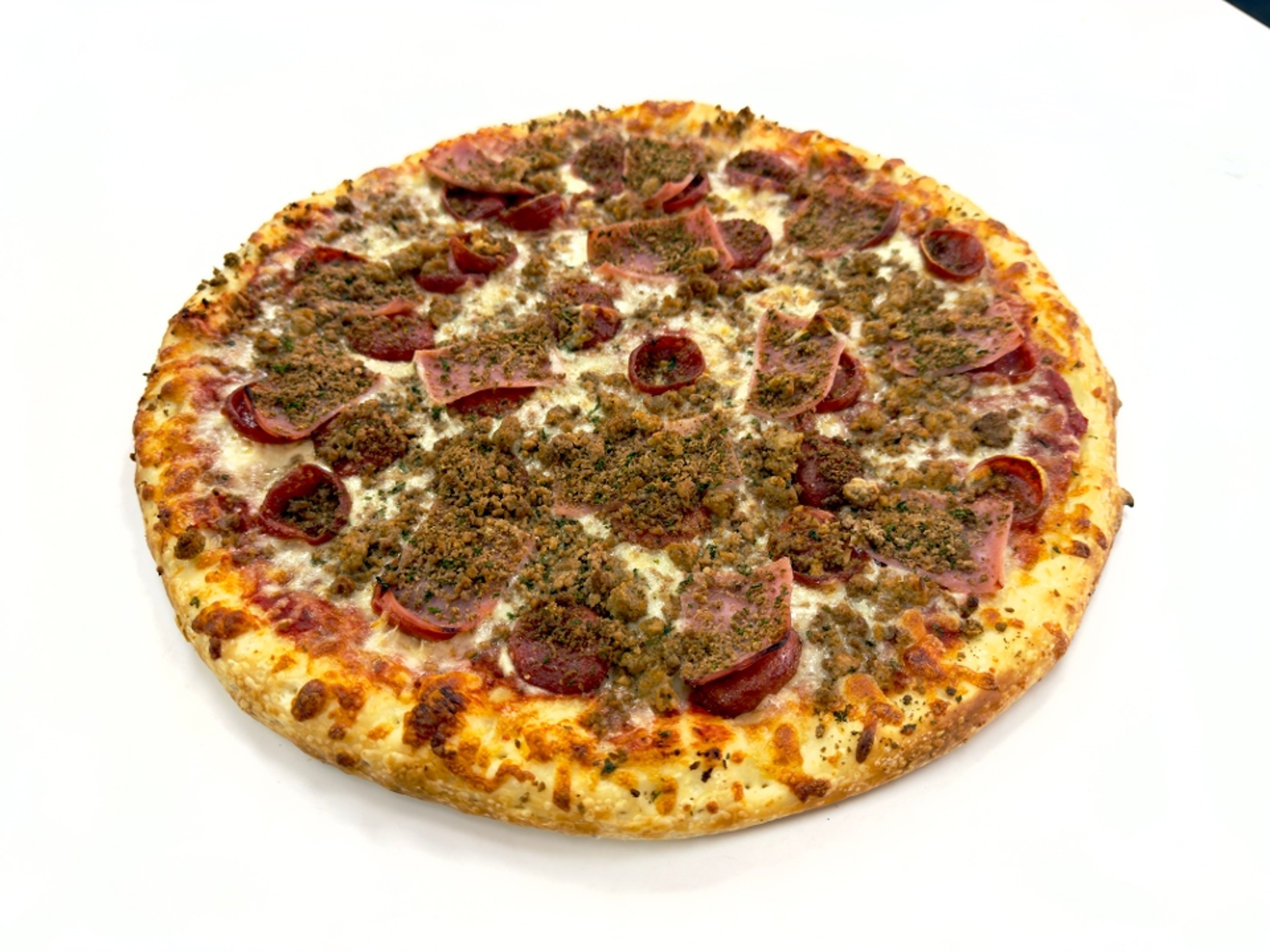 Extra Large Meat Lovers Pizza.