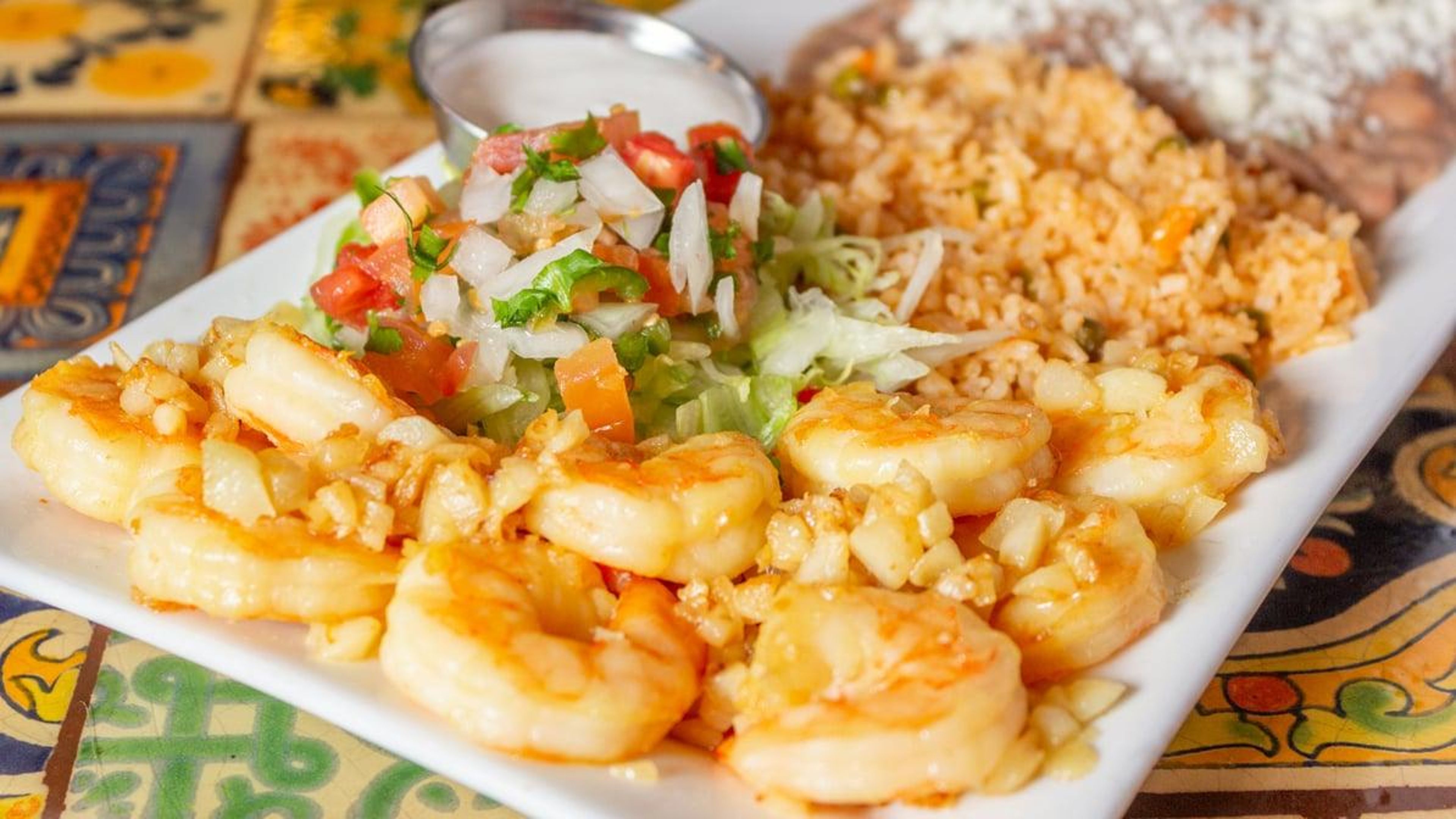 Camarones al Ajillo.