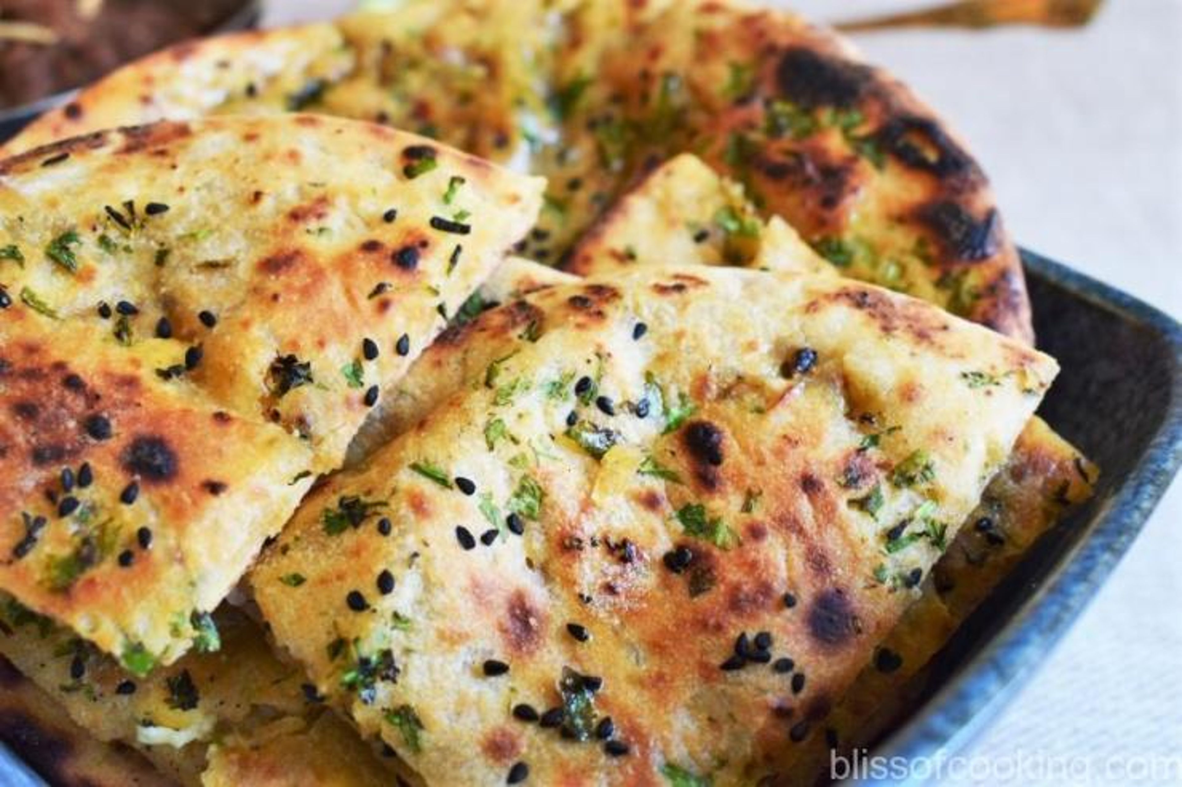 Veggie Stuffed Masala Kulcha.