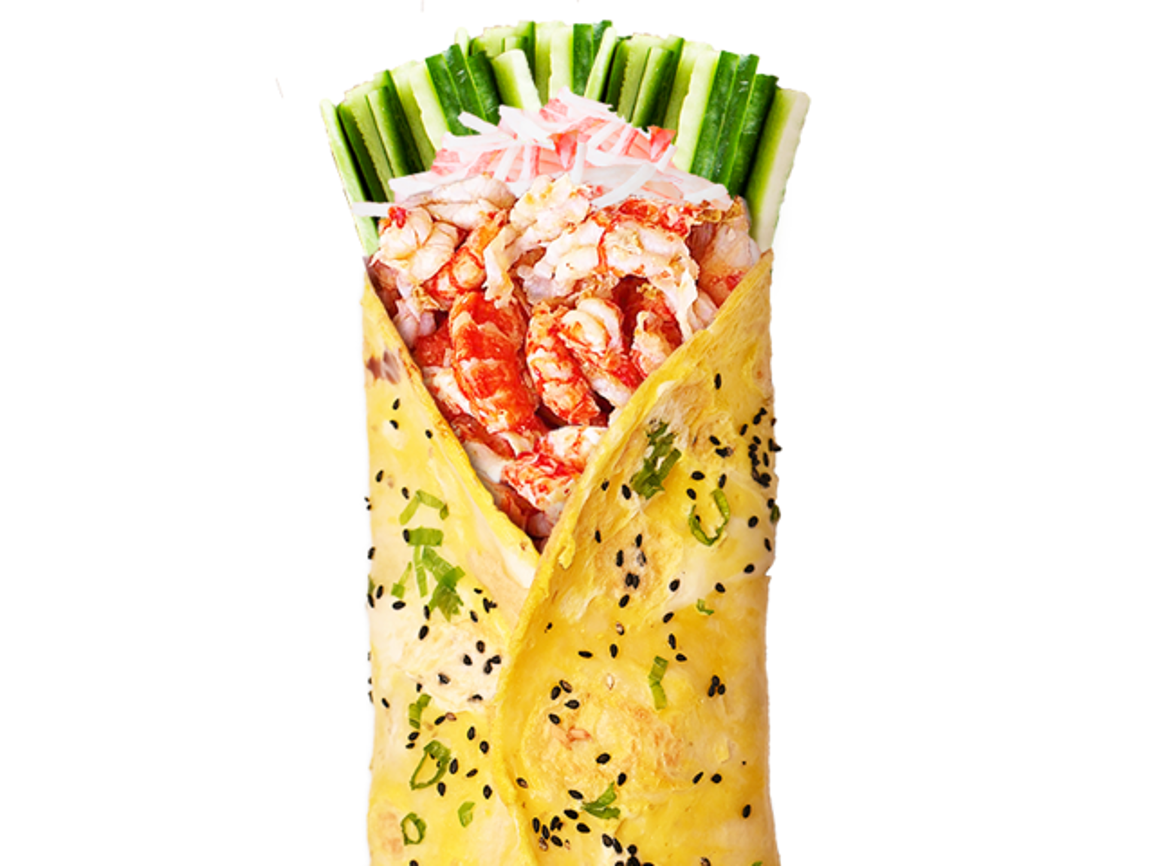 7.小龙虾蟹肉煎饼(Crawfish & Imitation Crab Savoury Crepe).