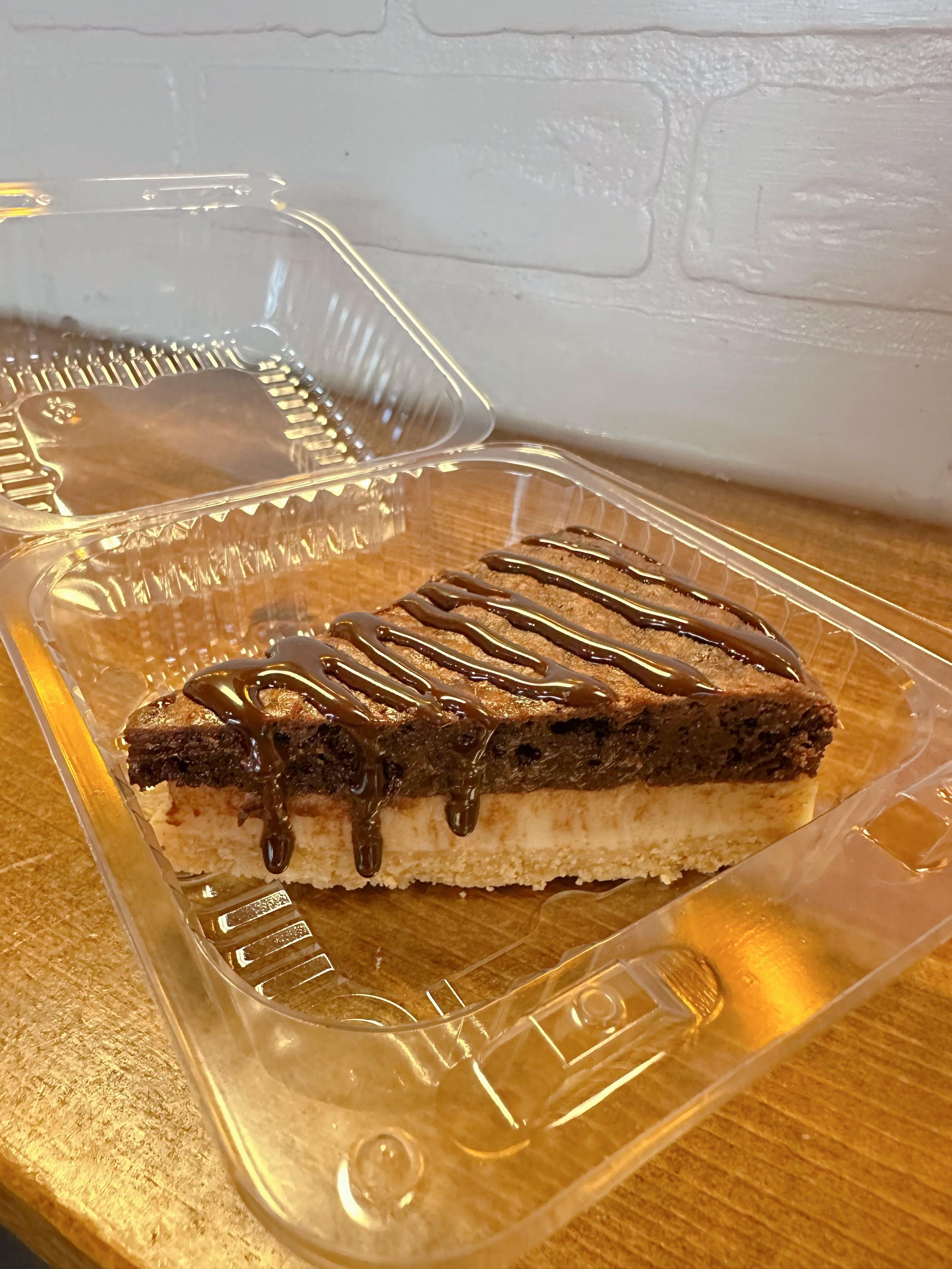 Brownie Cheesecake.