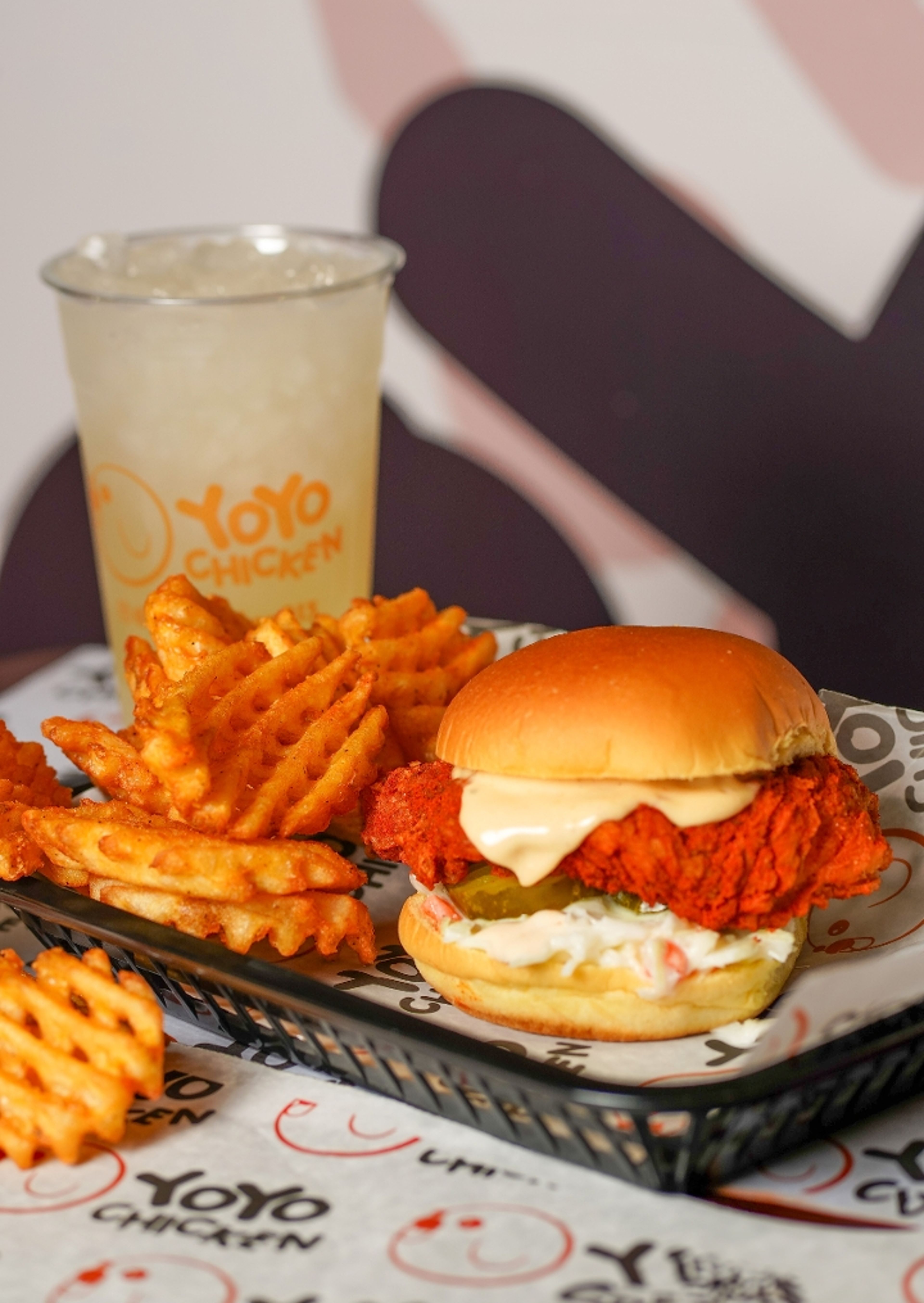 YoYo Chicken Sandwich Combo.