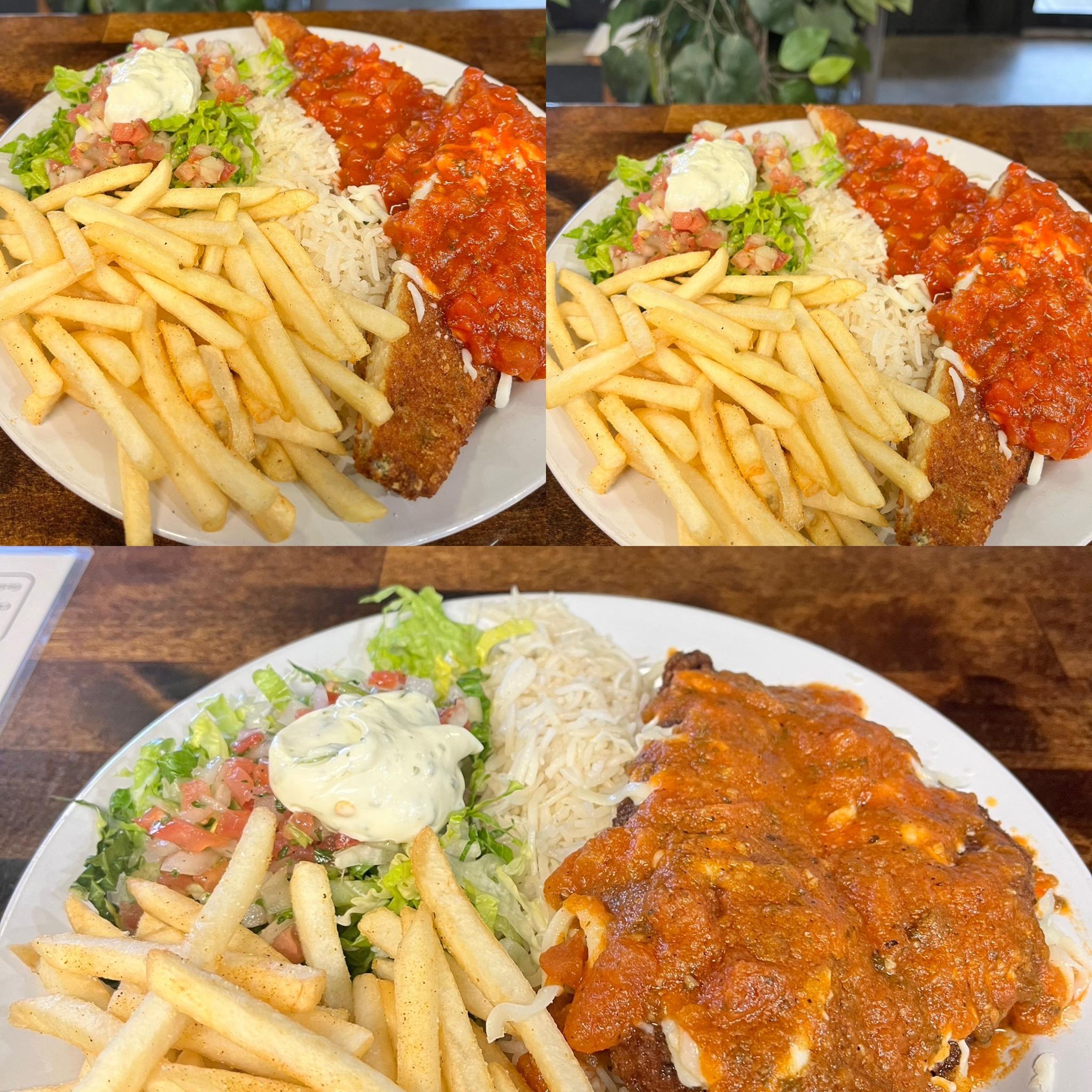 Steak À Parmegiana.