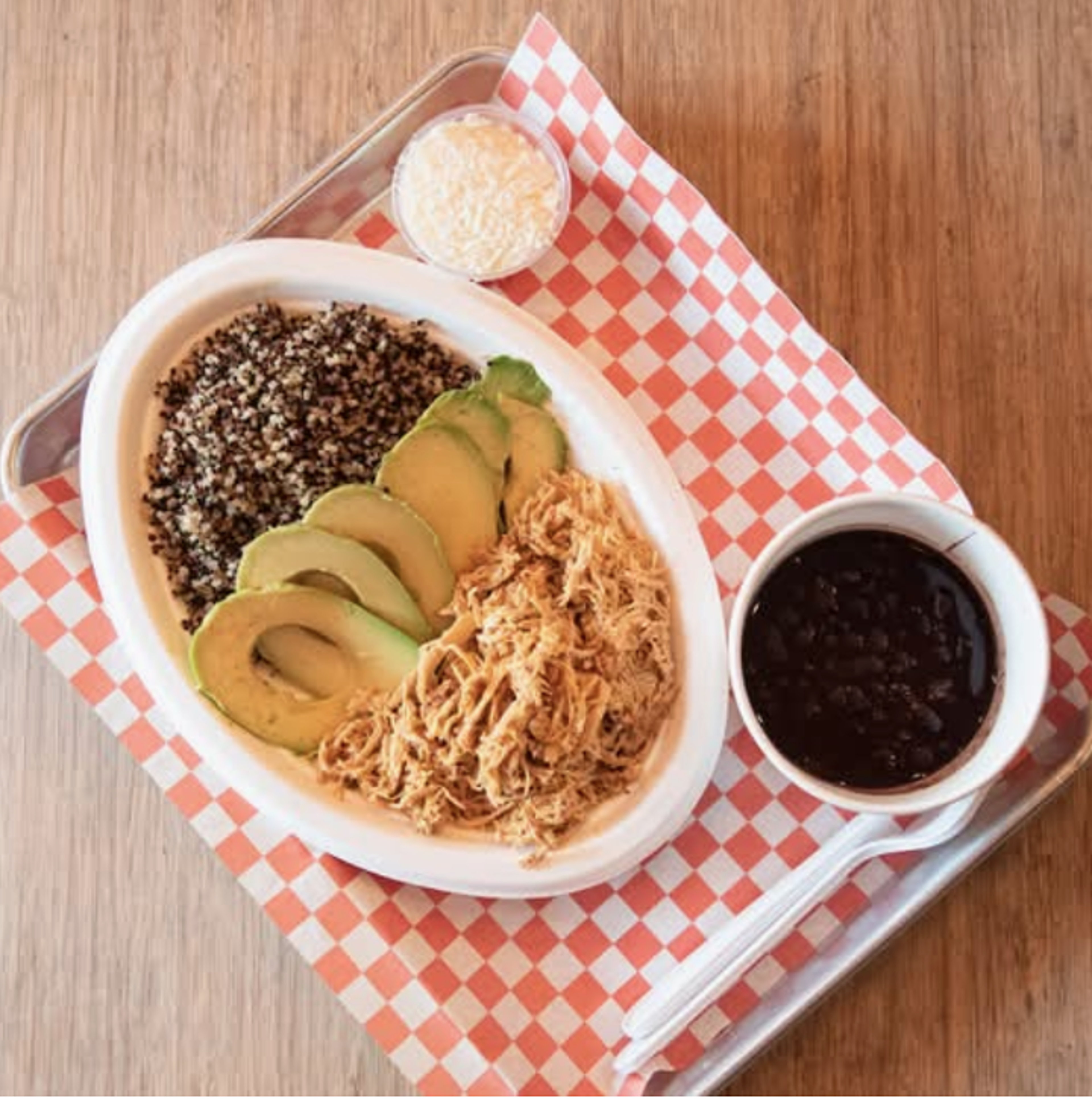 Platter Healthy Chicken Pabellón.