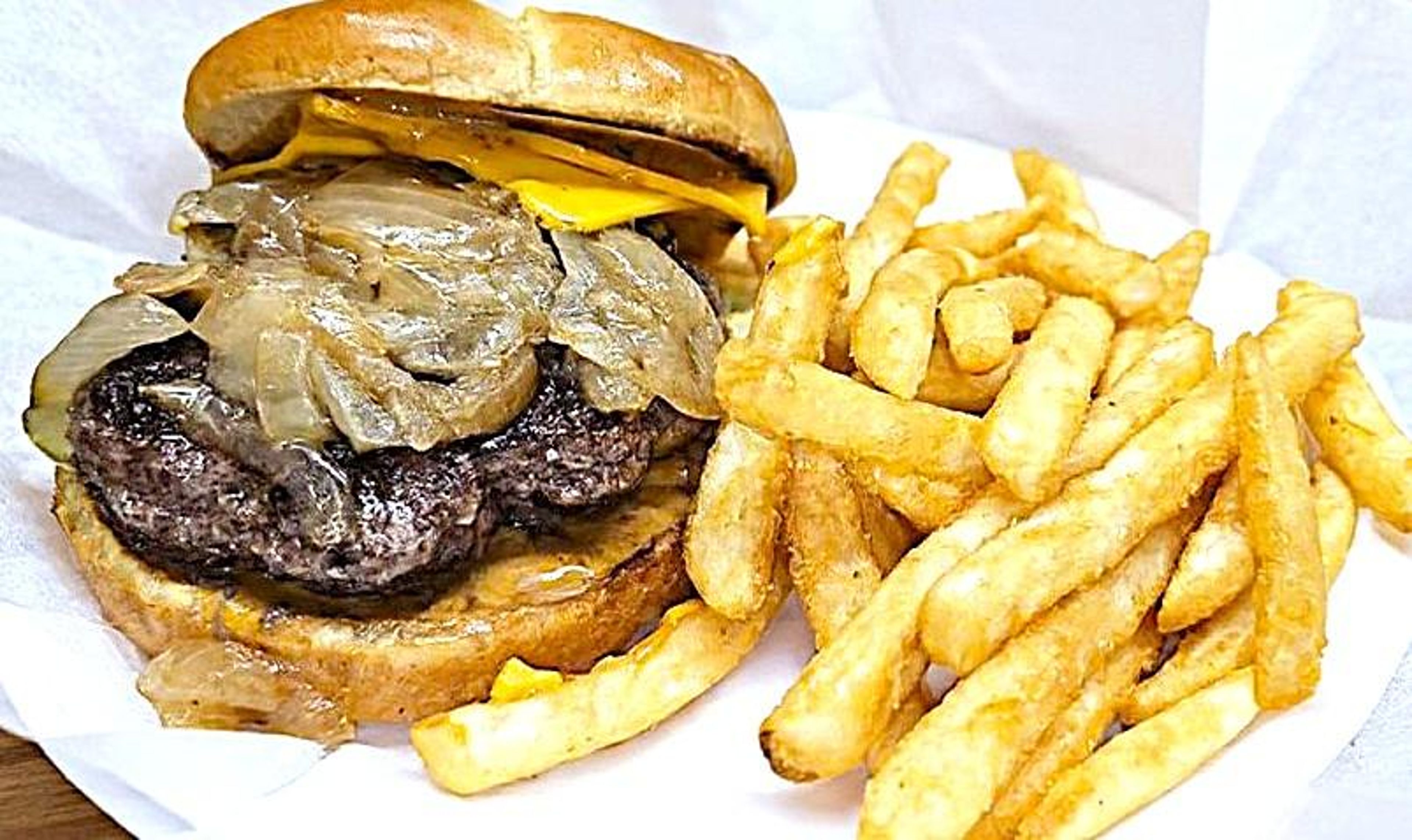 Chief's Cheese Burger.