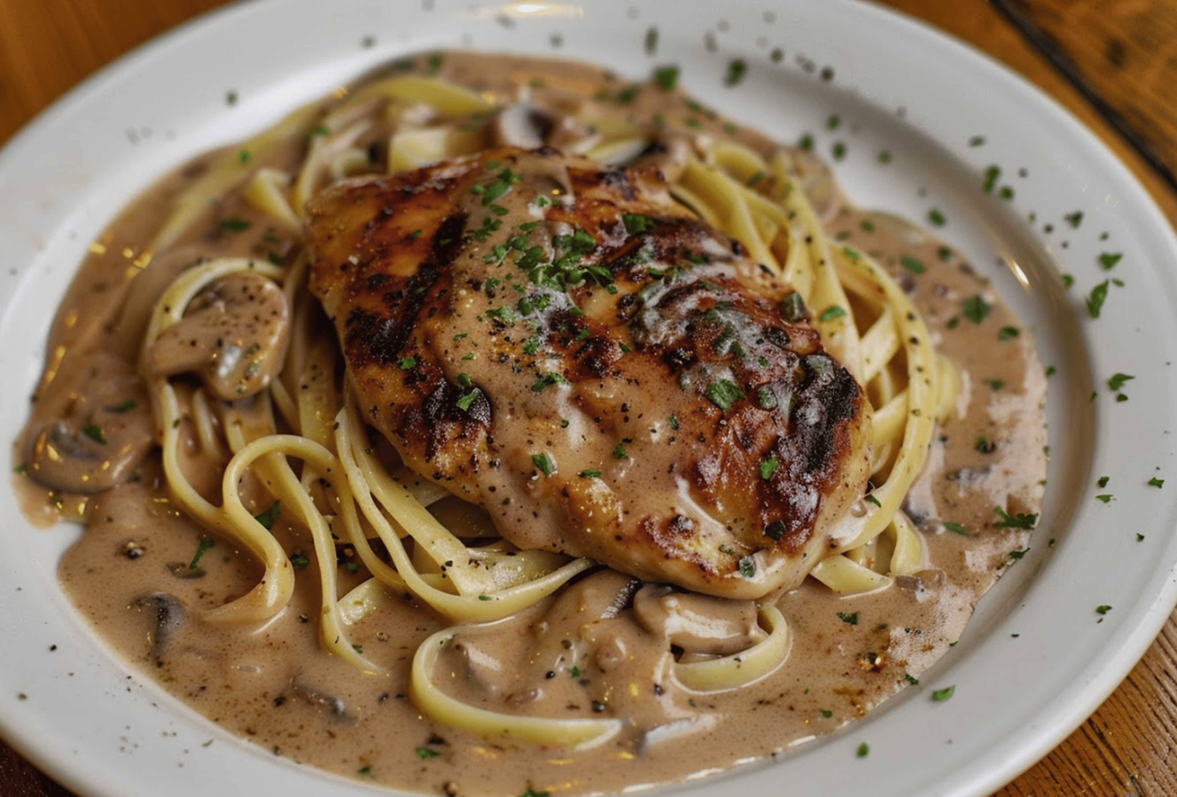 Chicken Marsala Dinner.