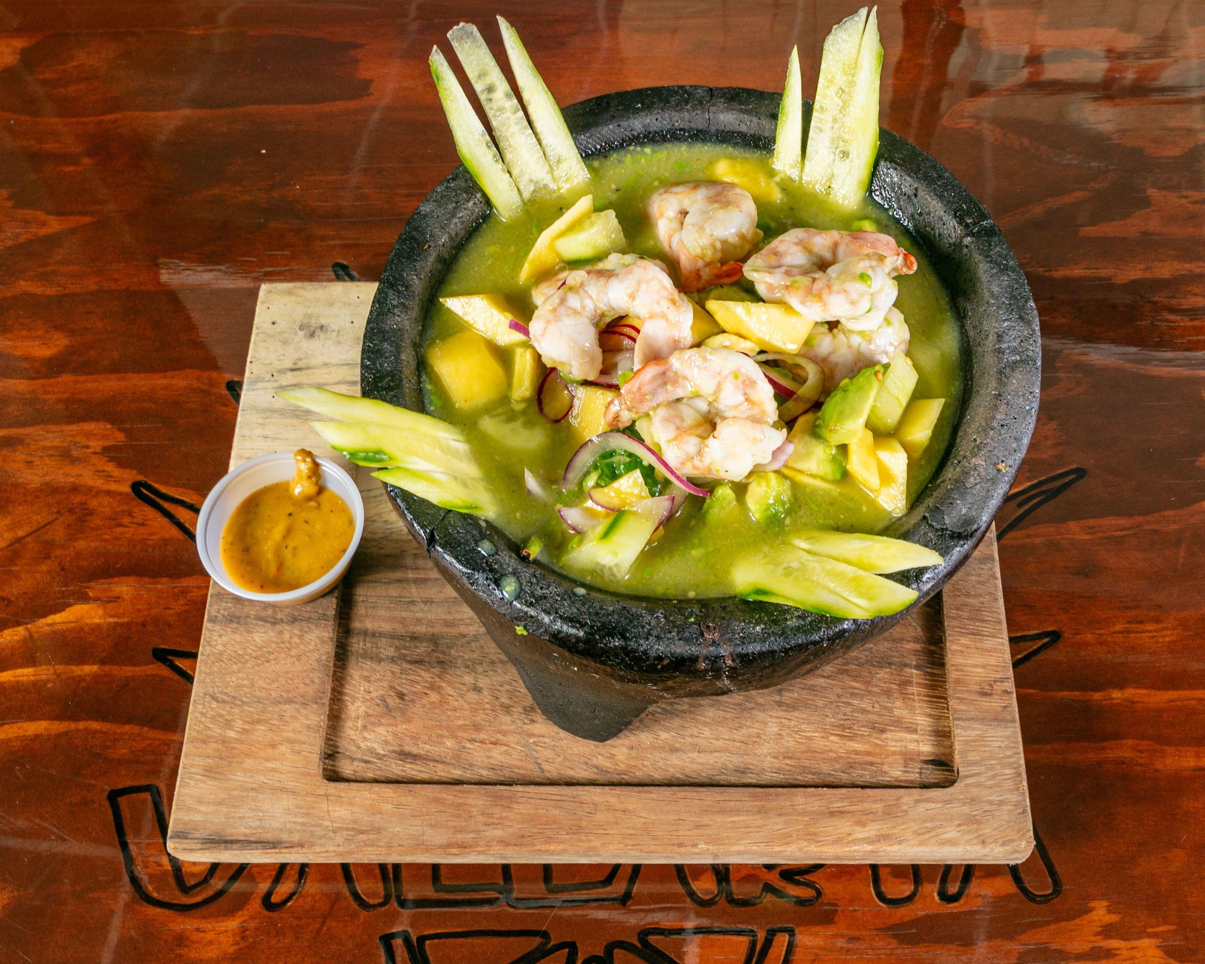 Camaron al Aguachile.