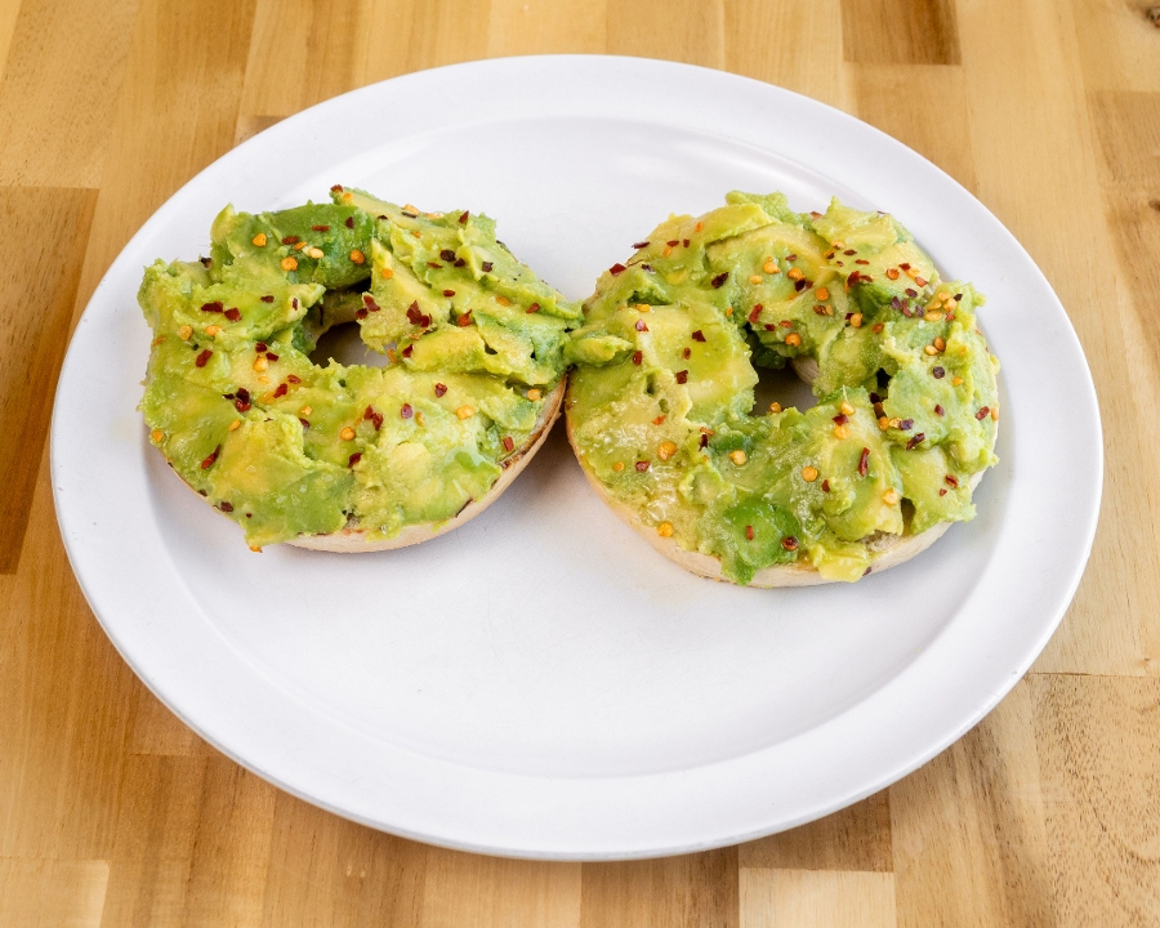 Avocado Breakfast Bagel.