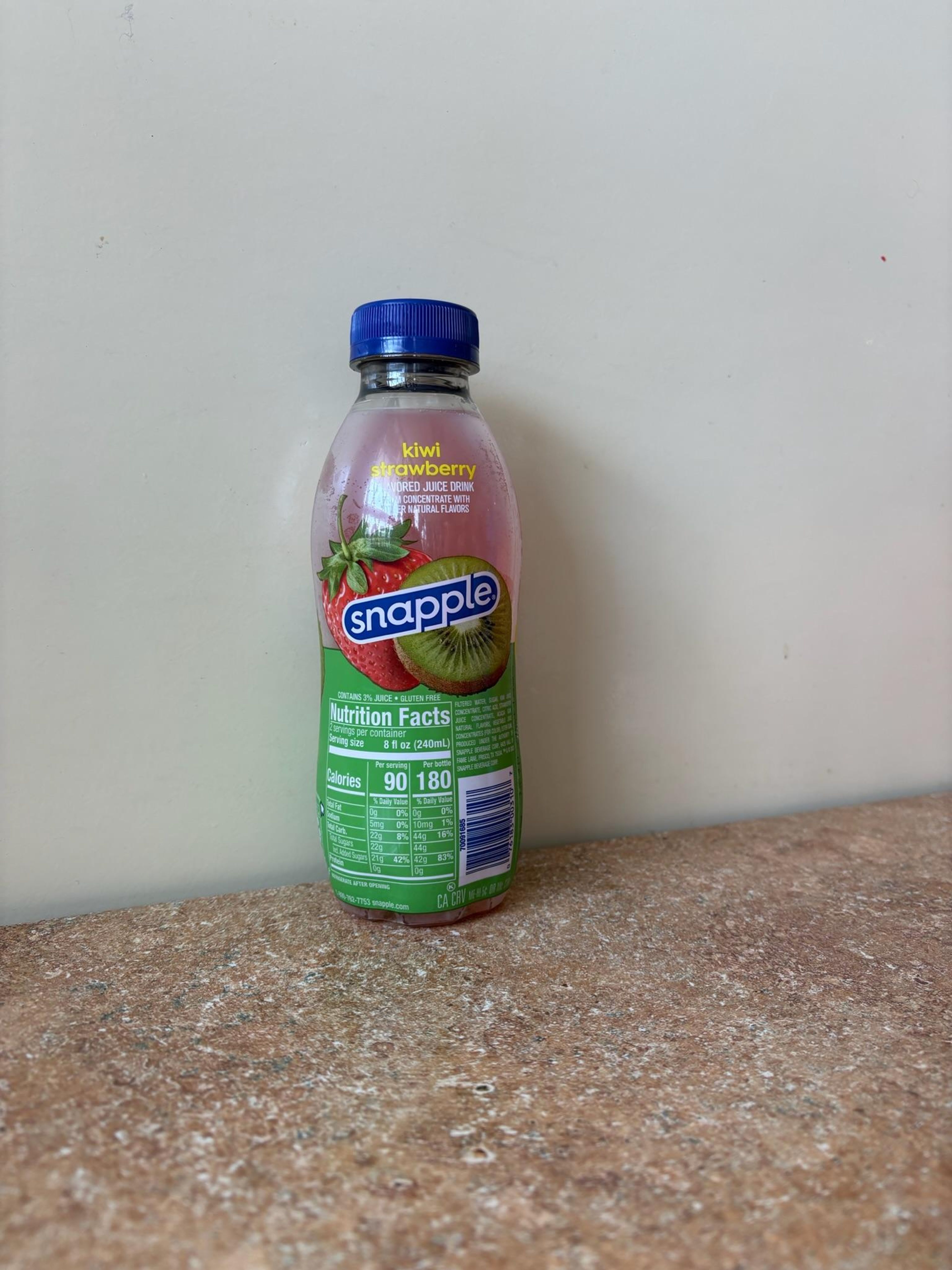 Snapple: Kiwi Strawberry.