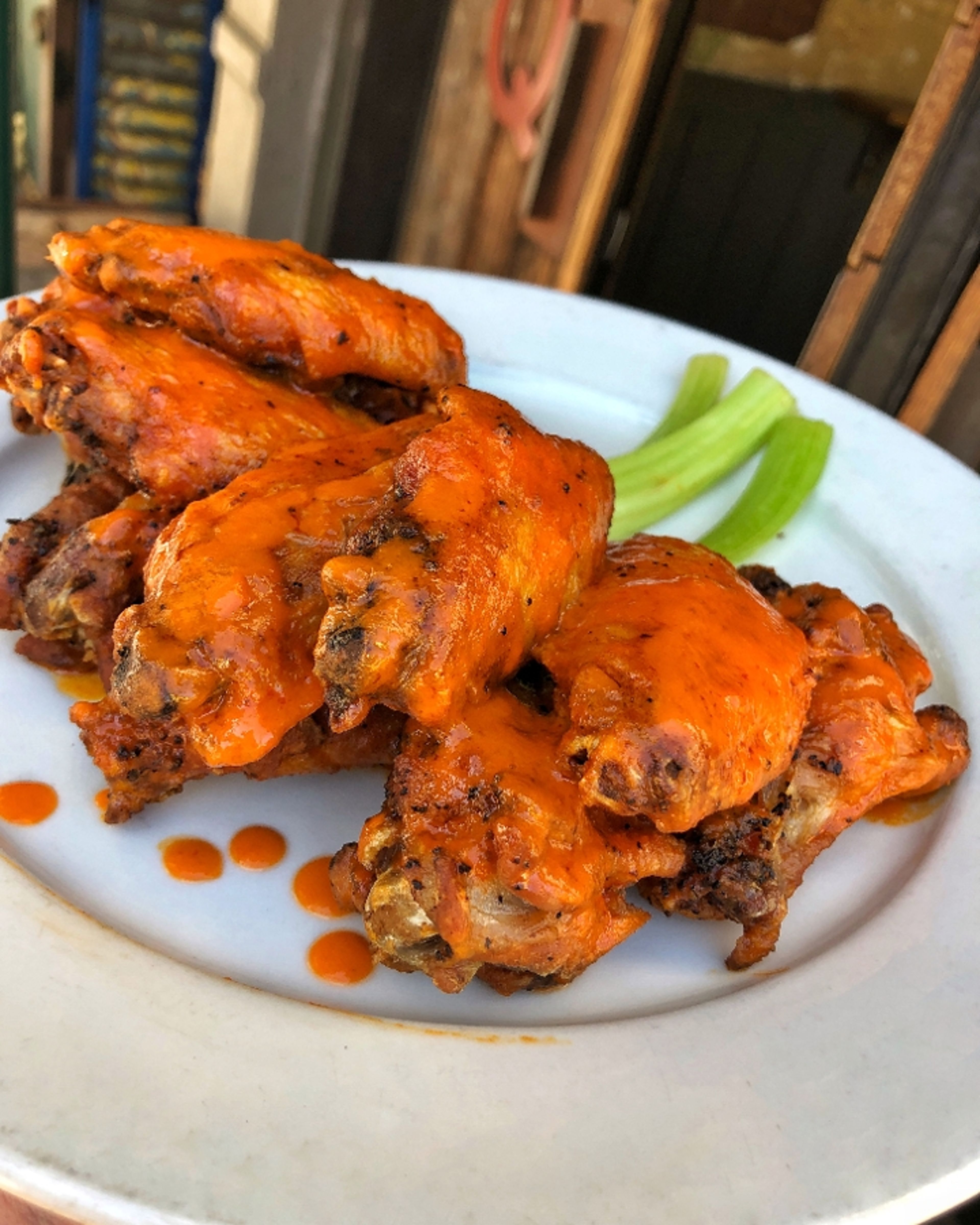 Smoked Wings Bakers Dozen.