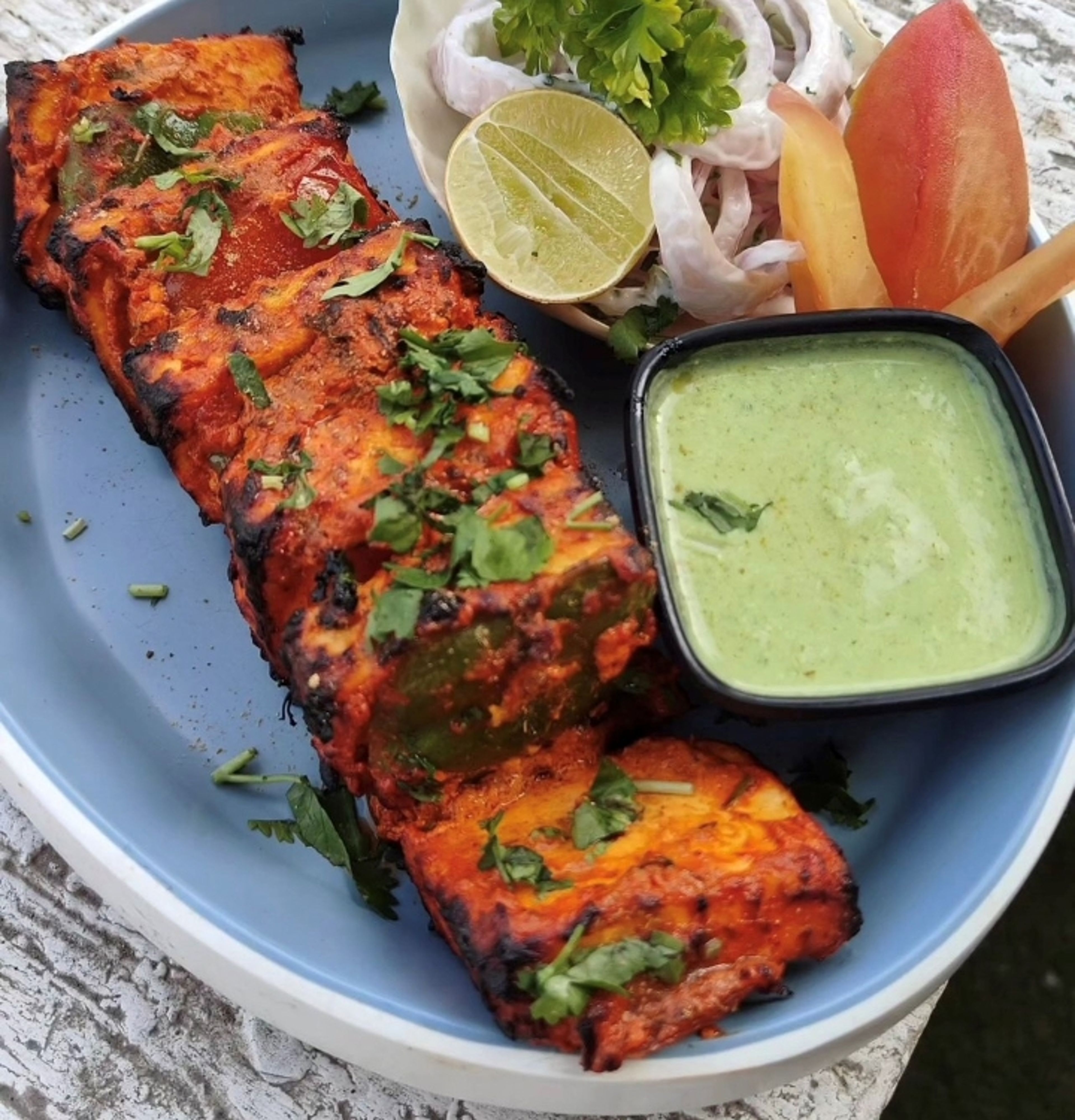 Badami Paneer Tikka.