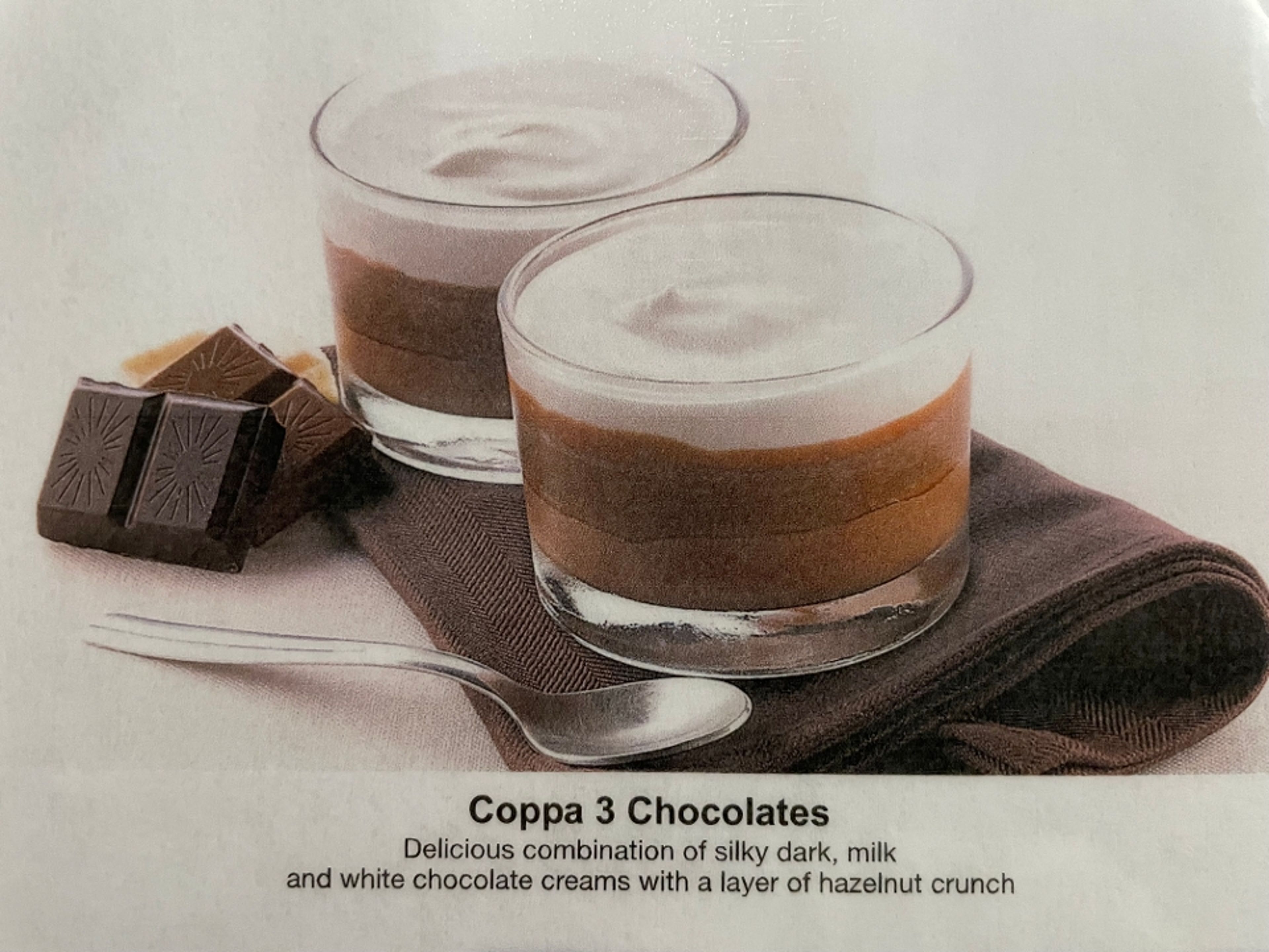Coppa 3 Chocolates.