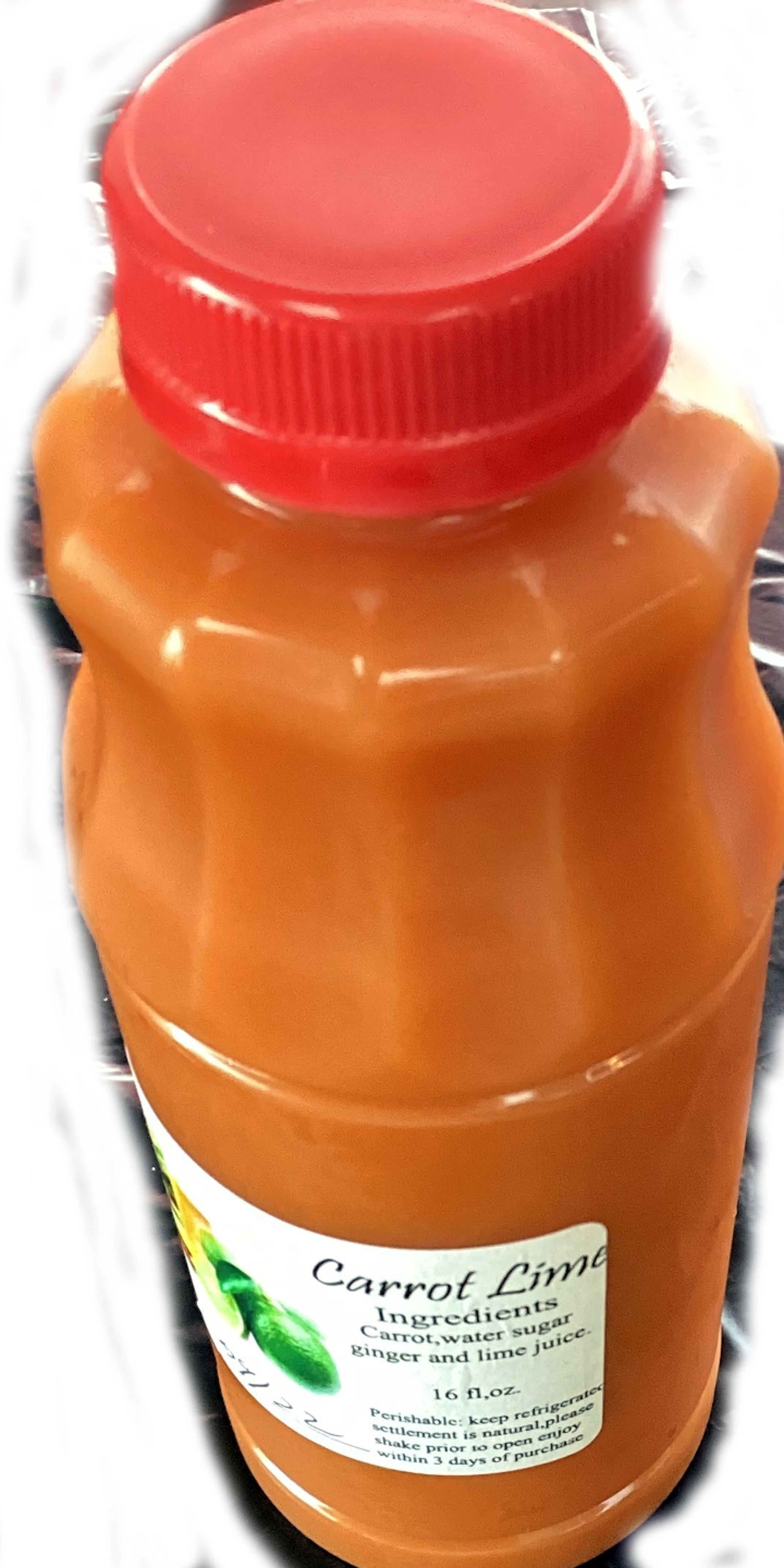 Carrot & lime half gallon.