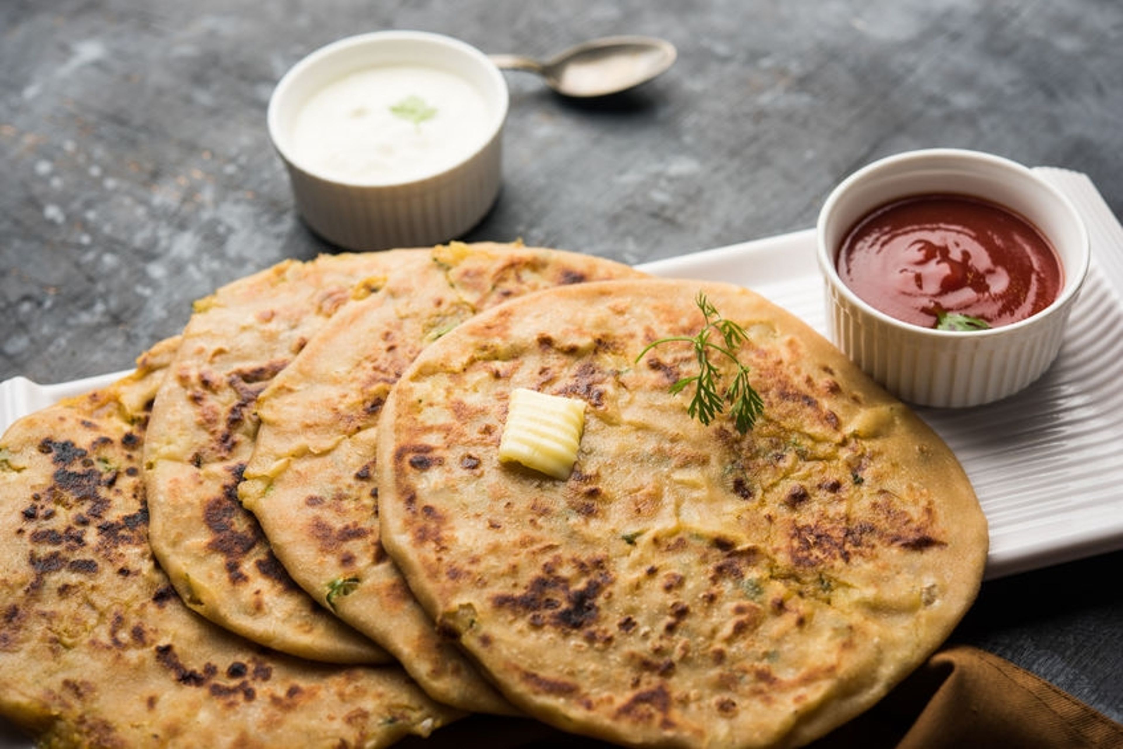 Malabar Paratha.